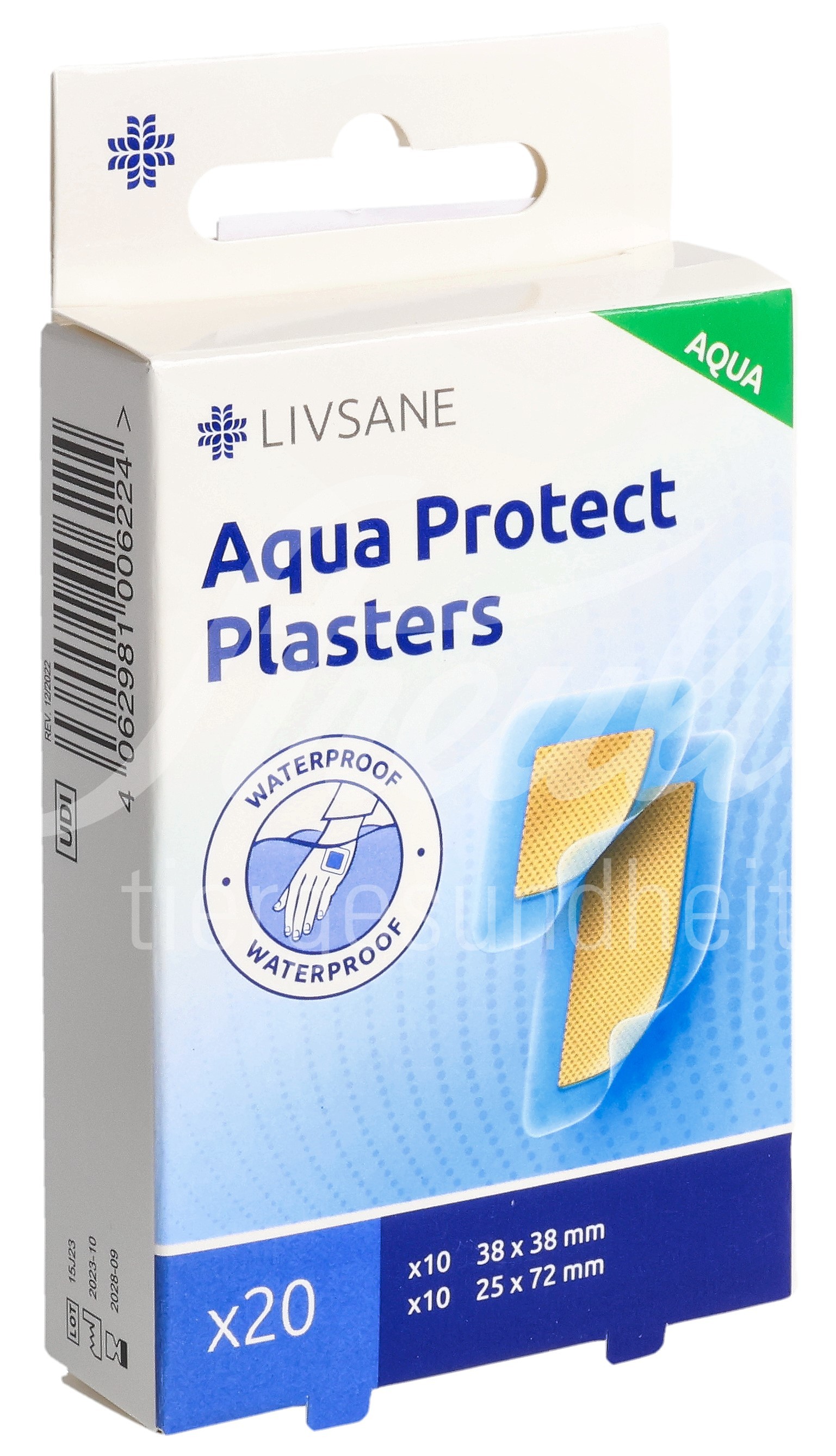 Livsane Aqua Protect Pflaster 20 Stk