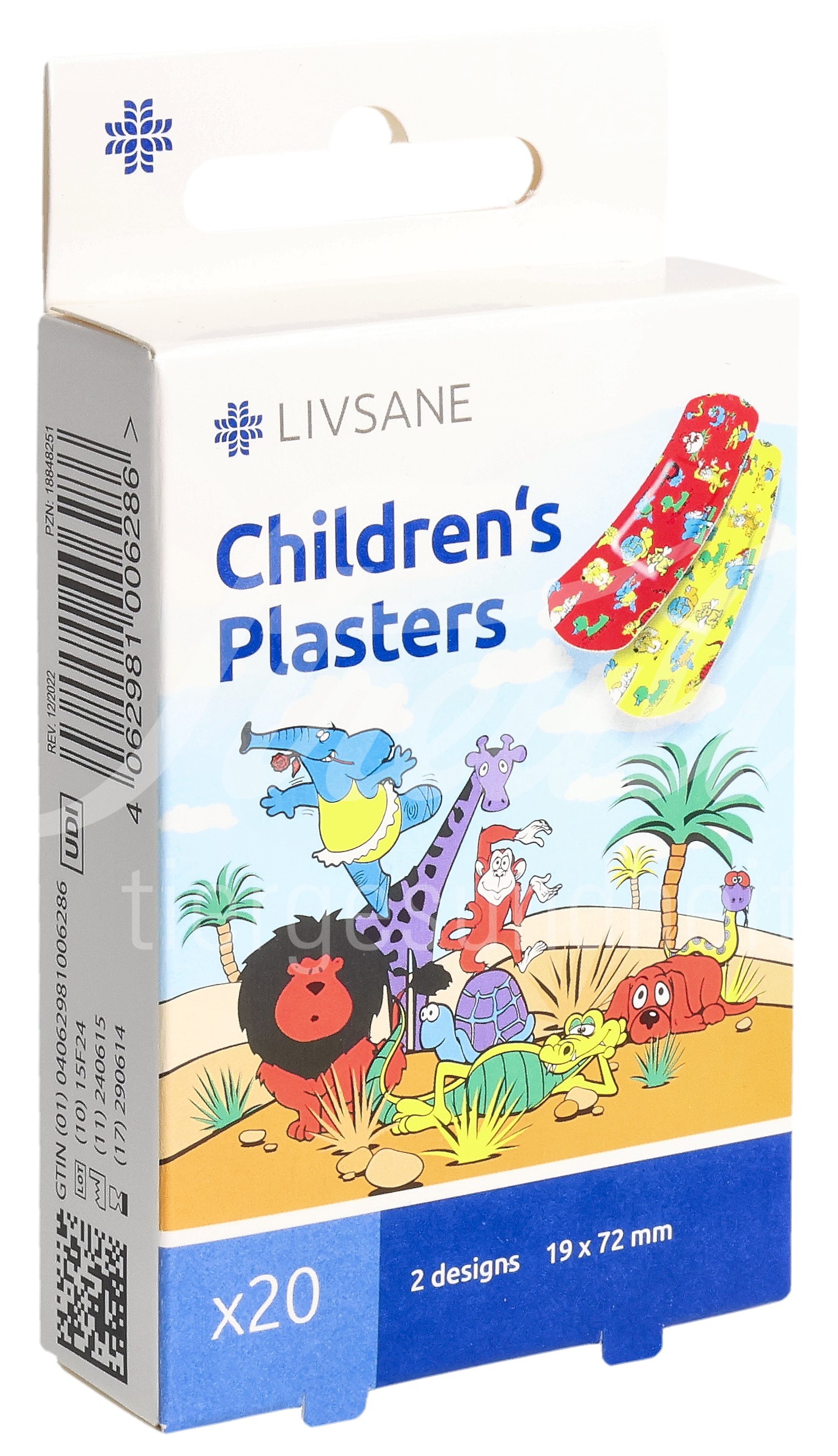Livsane Kinderpflaster Funny Animals 20 Stk