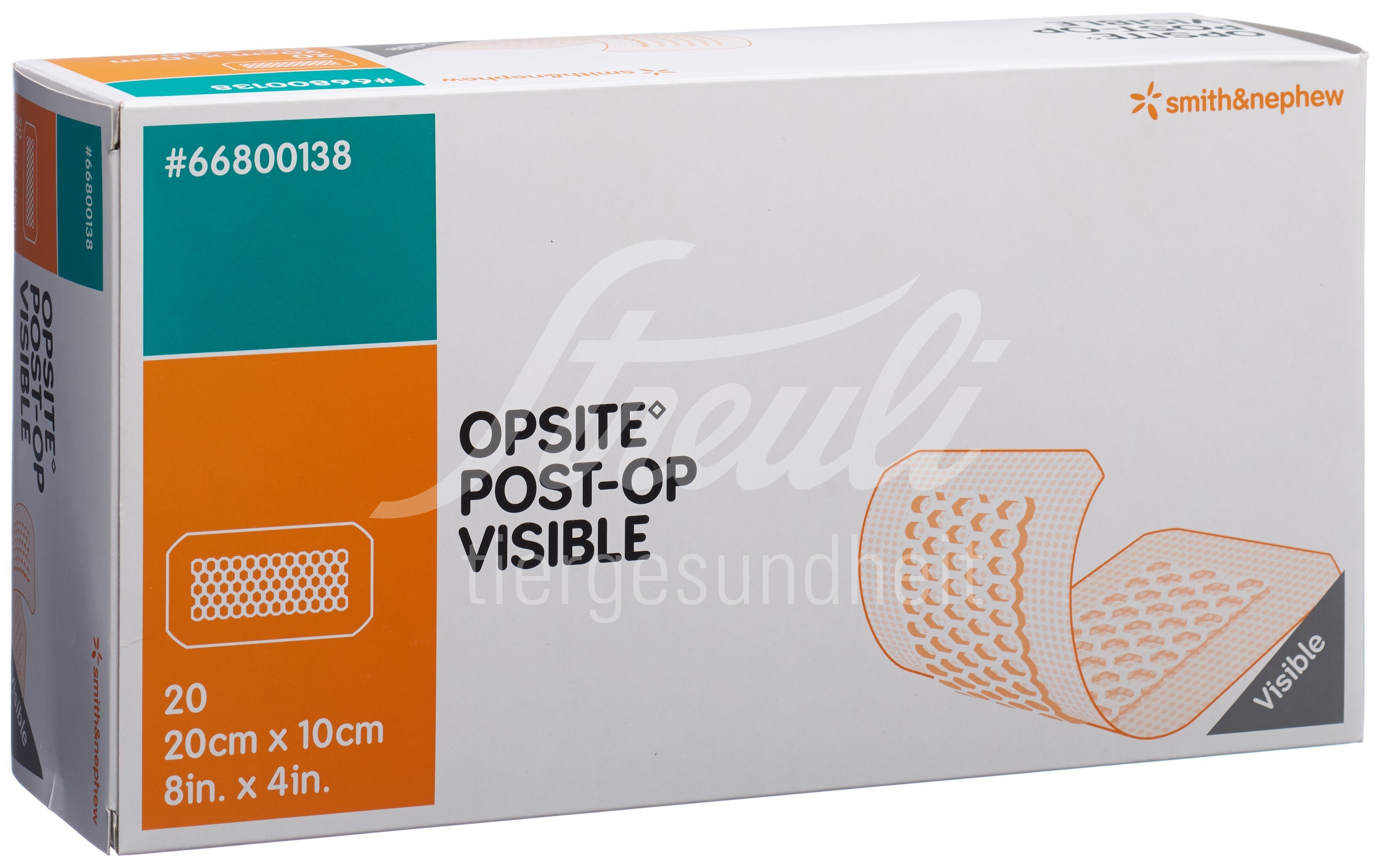 OPSITE POST OP VISIBLE transparenter Wundverband 20x10cm 20 Stk