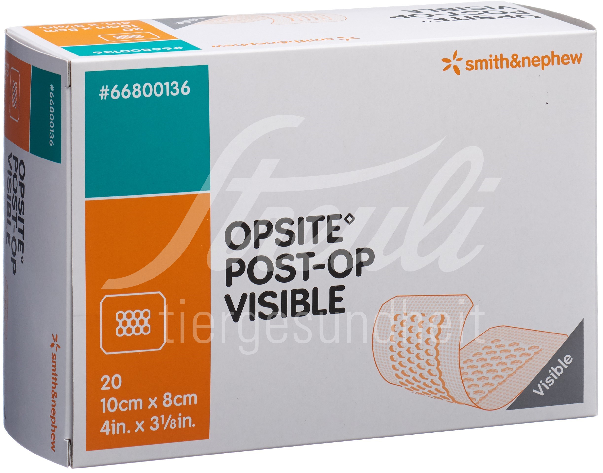 OPSITE POST OP VISIBLE transparenter Wundverband 8x10cm 20 Stk