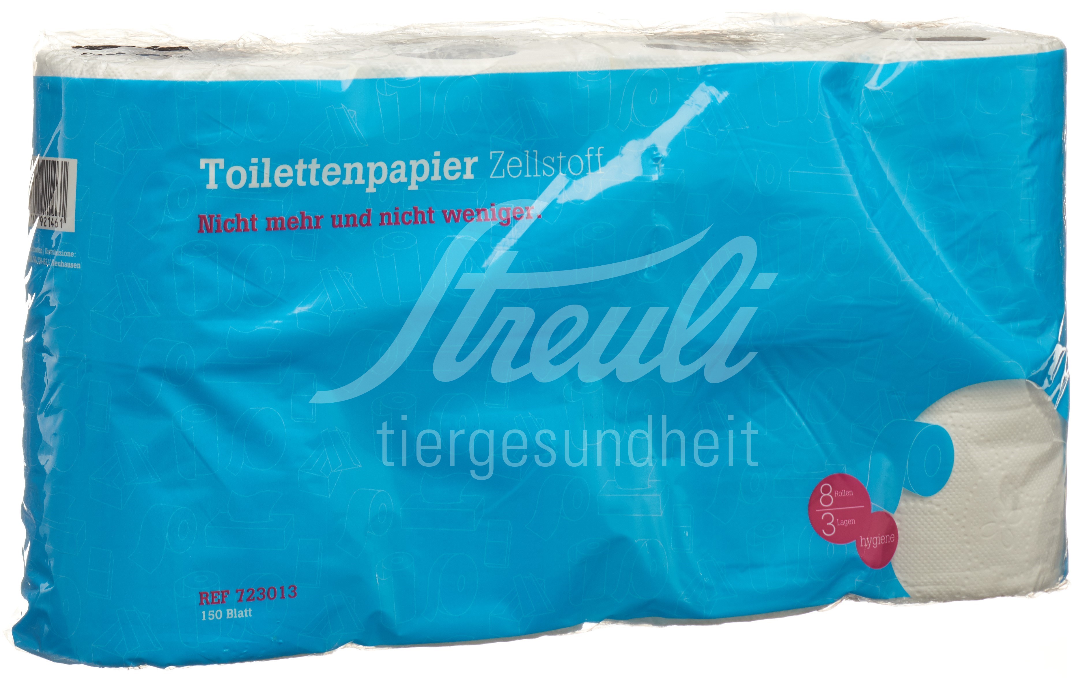 IVF WC-Papier Zellstoff 3-lagig 150 Blatt Rolle 8 Stk