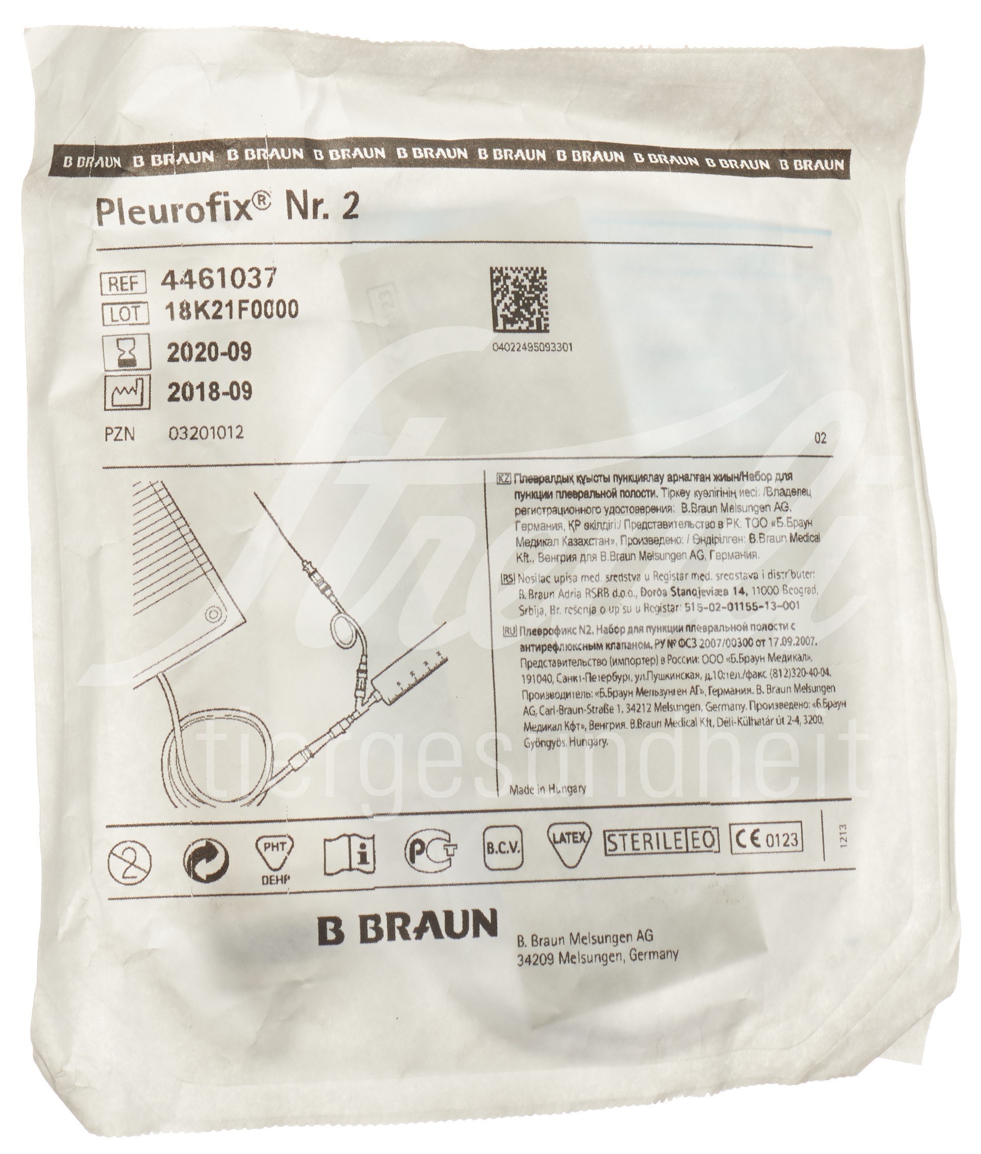 Pleurofix Nr 2 m 60ml Spritze