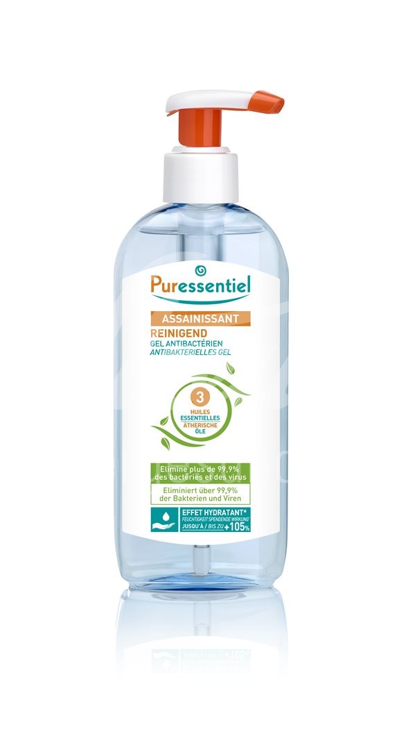 Puressentiel Gel reinigend antibakteriell mit 3 ätherischen Ölen Disp 250 ml