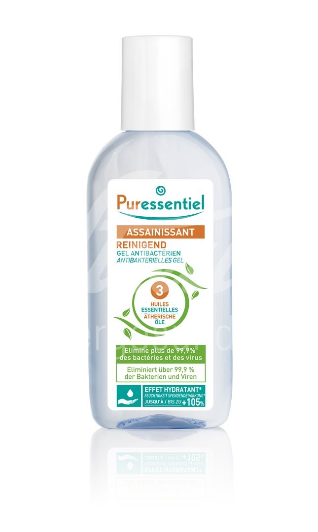 Puressentiel Gel reinigend antibakteriell mit 3 ätherischen Ölen Fl 80 ml