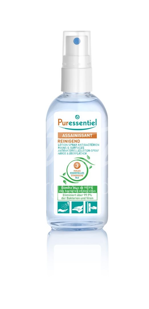 Puressentiel Reinigend antibakterielles Lotion Hände und Oberflächen Spr 80 ml Puressentiel Reinigend antibakterielles Lotion Hände und Oberflächen Spr 80 ml
