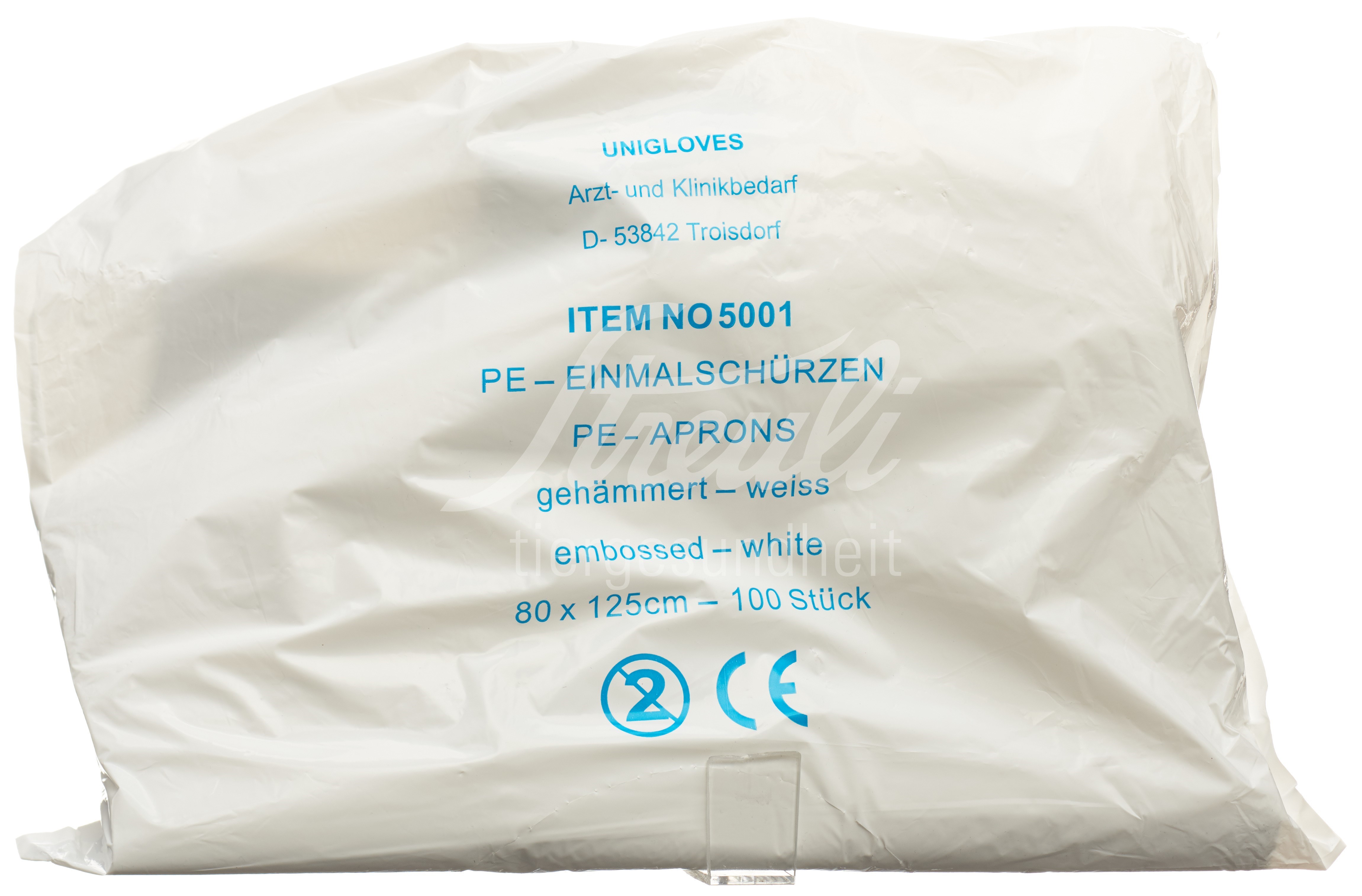 Semadeni Einweg-Schürze 1250mm weiss 100 Stk