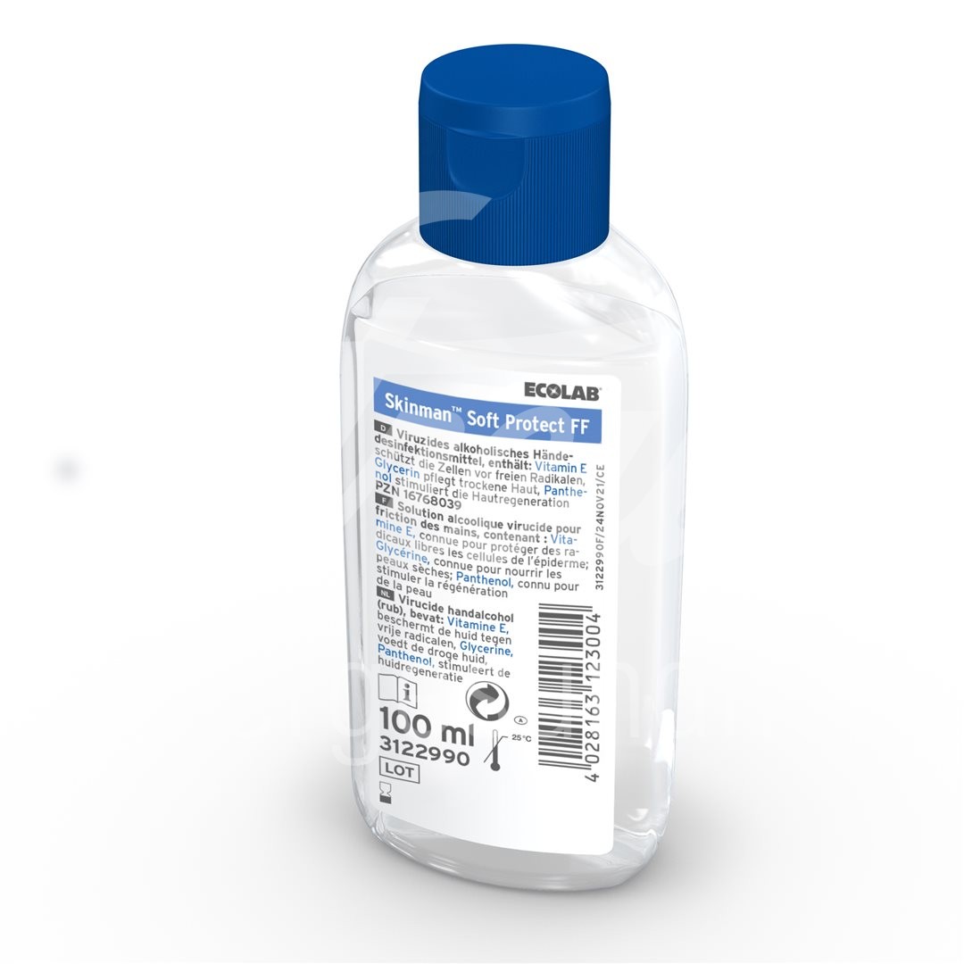 SKINMAN SOFT PROTECT FF viruzide alkoholische Händedesinfektion ohne Farb- und Duftstoffe Fl 100 ml