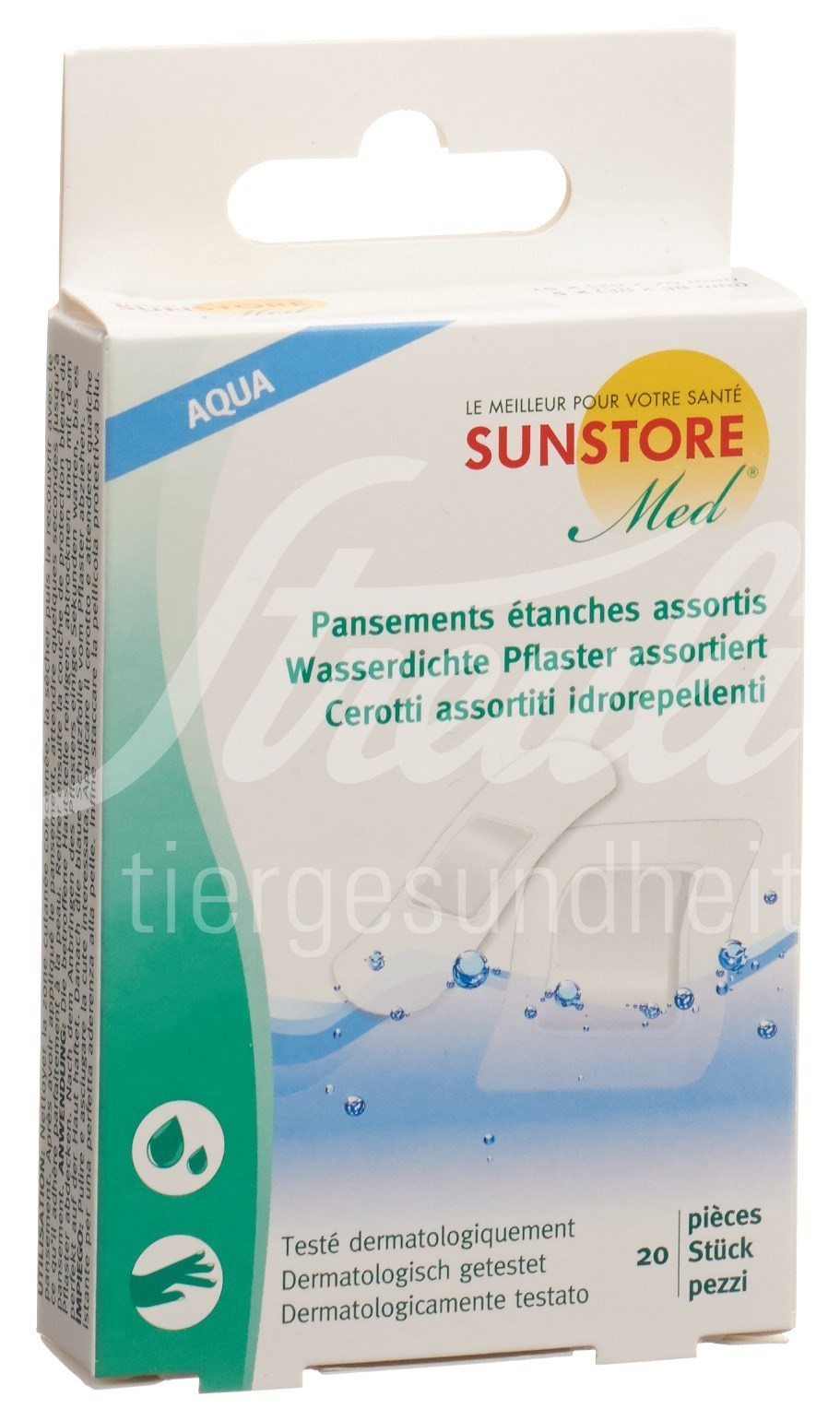 SUN STORE wasserdichte Pflaster assortiert 20 Stk