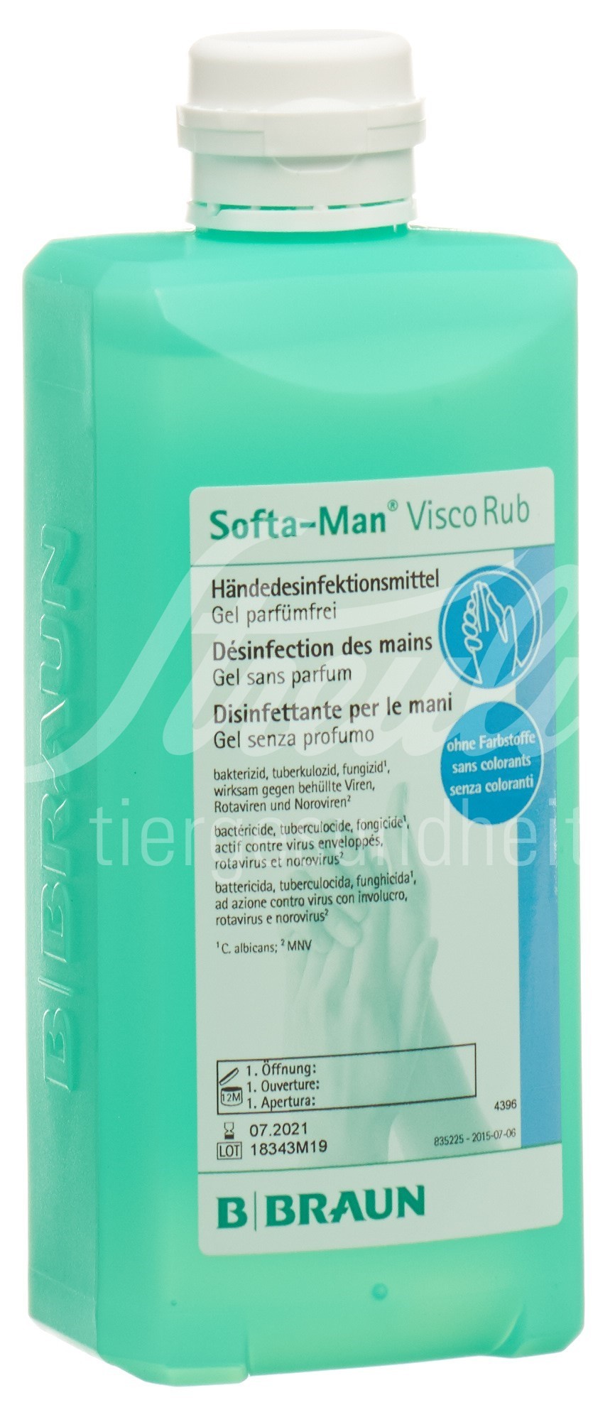 Softa-Man ViscoRub Händedesinfektion alkoholisch Fl 500 ml Softa-Man ViscoRub Händedesinfektion alkoholisch Fl 500 ml