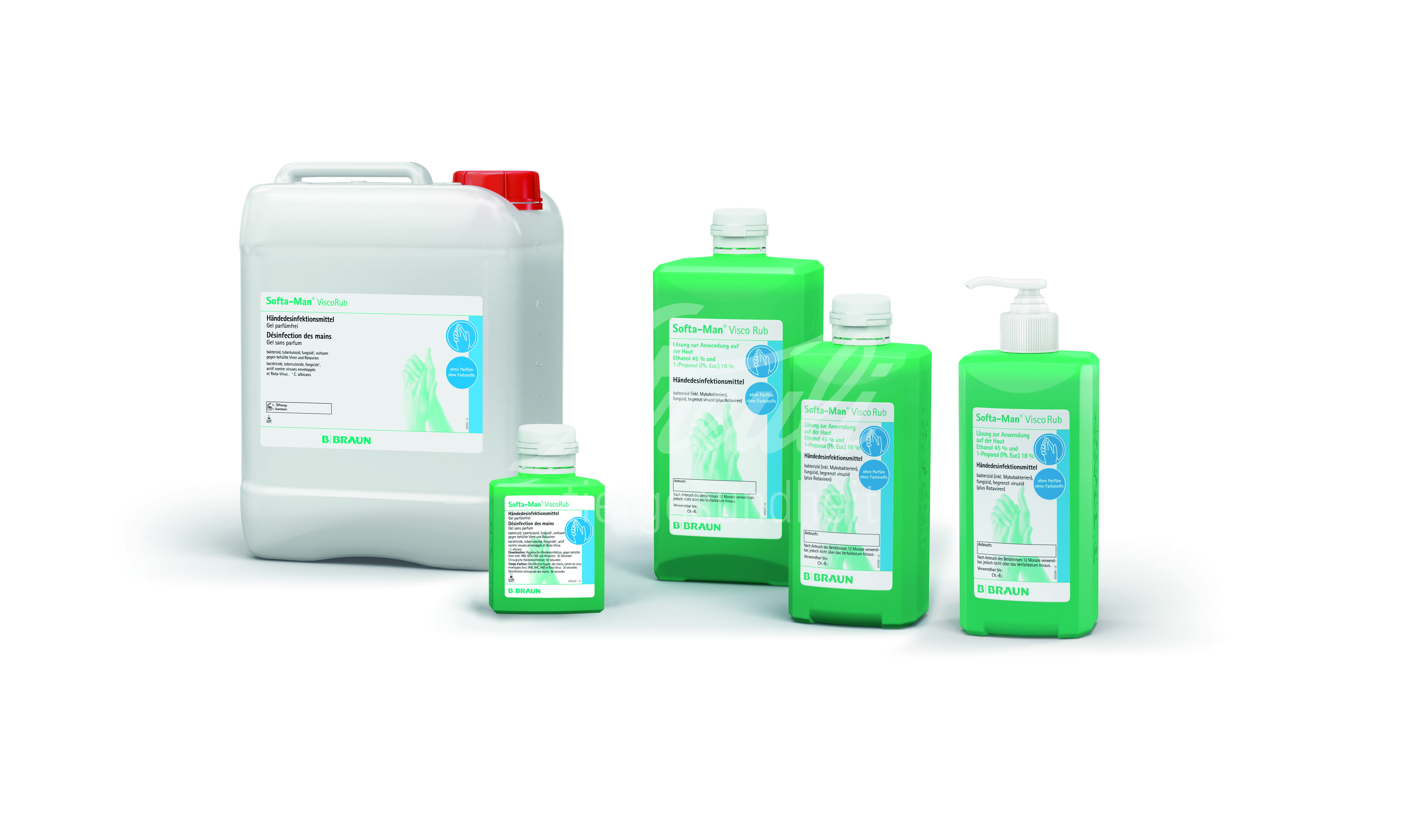 Softa-Man ViscoRub Händedesinfektion mit Dosierpumpe 500 ml Softa-Man ViscoRub Händedesinfektion mit Dosierpumpe 500 ml