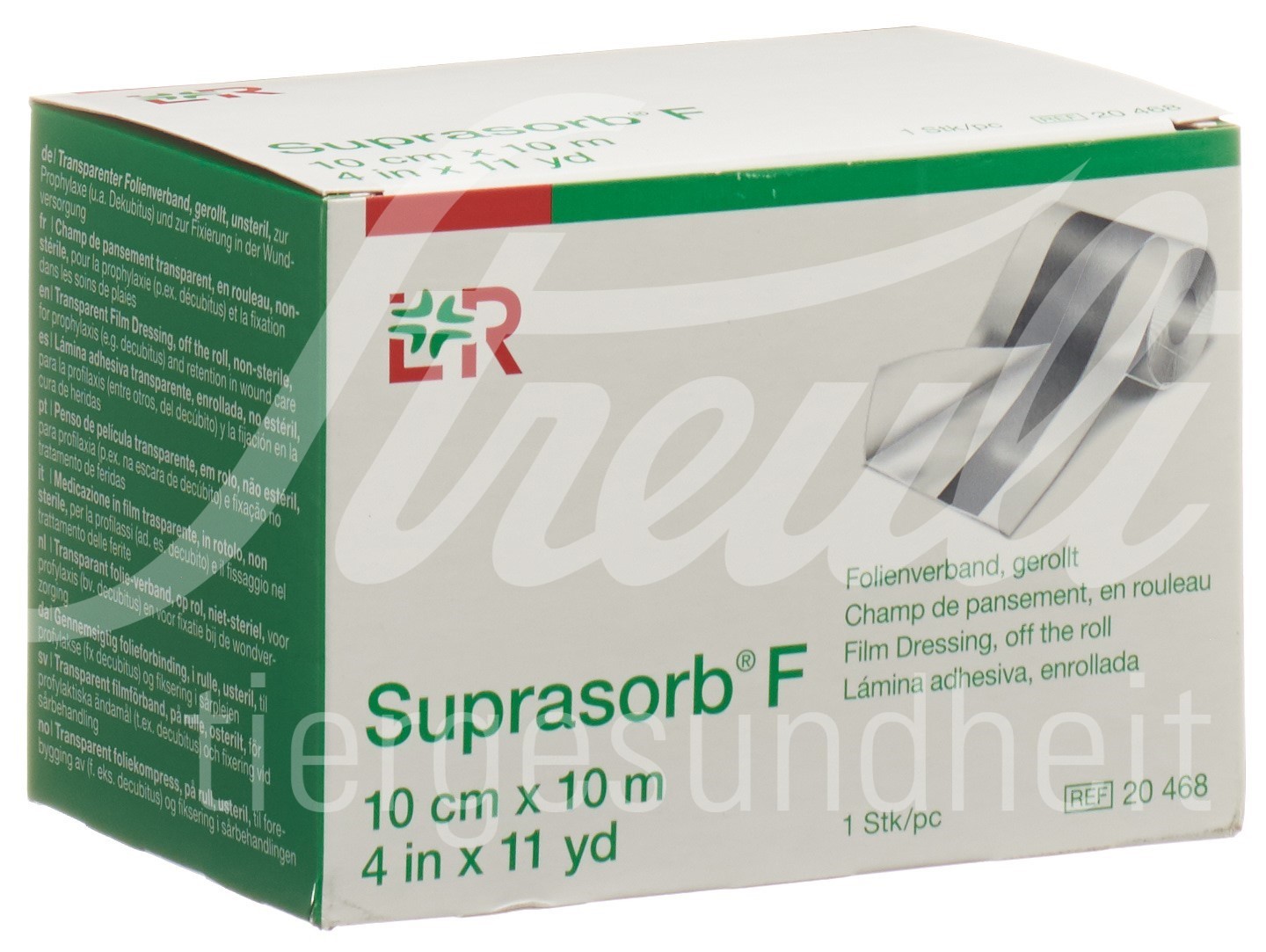 Suprasorb F Folien Verband 10cmx10m unsteril Rolle