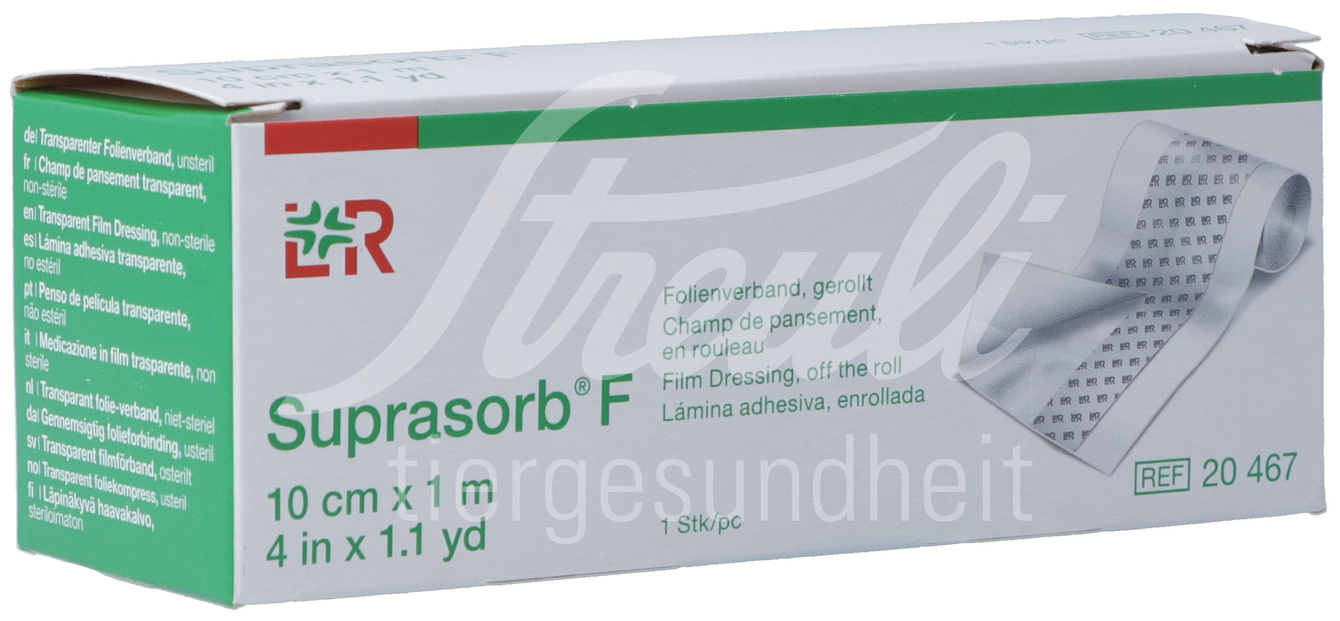 Suprasorb F Folien Verband 10cmx1m unsteril Rolle