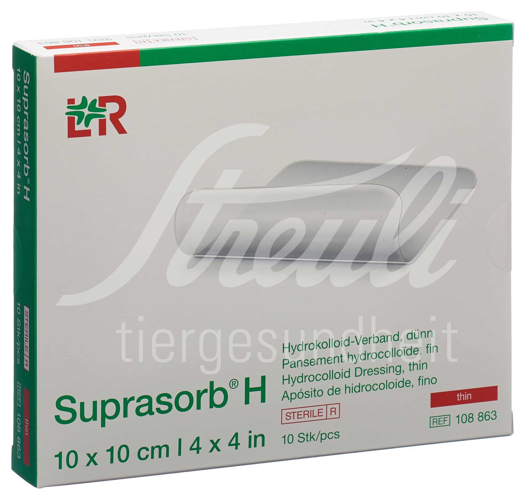 Suprasorb H Dünn 10x10cm 10 Stk