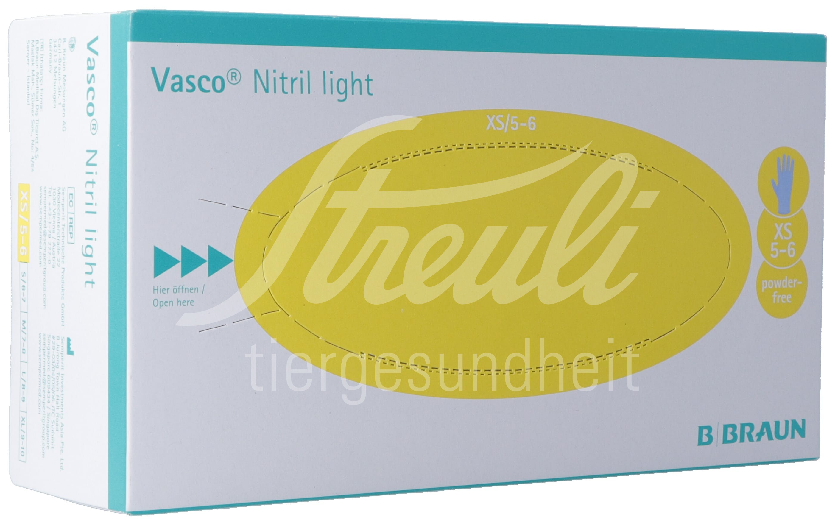 Vasco Nitril Light Untersuchungs-Handschuhe XS latexfrei 100 Stk Vasco Nitril Light Untersuchungs-Handschuhe XS latexfrei 100 Stk