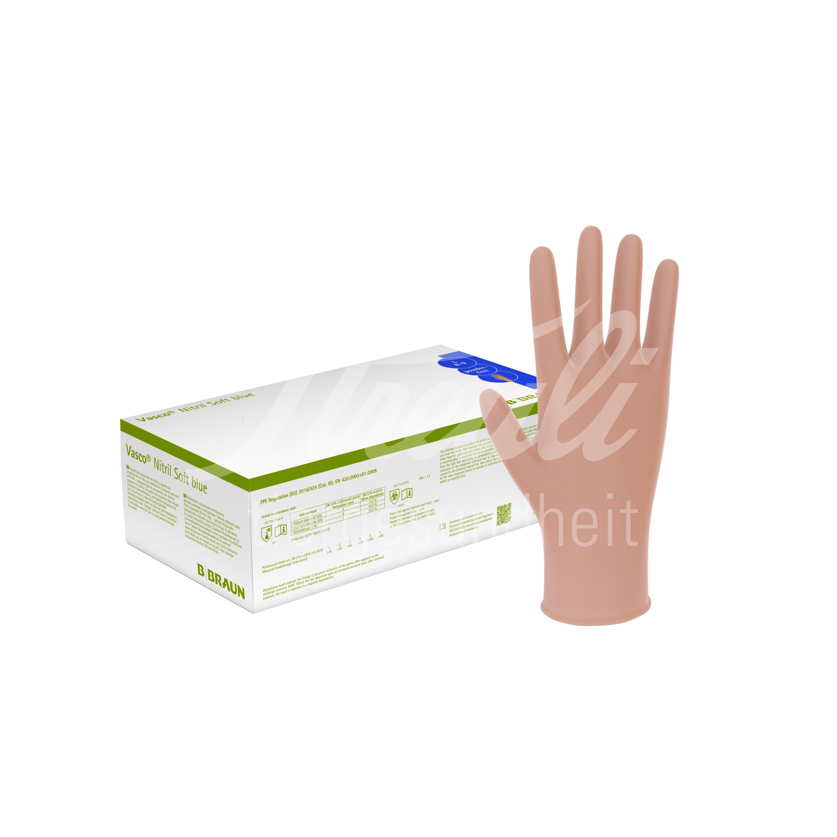Vasco Nitril Soft S blue Box 200 Stk