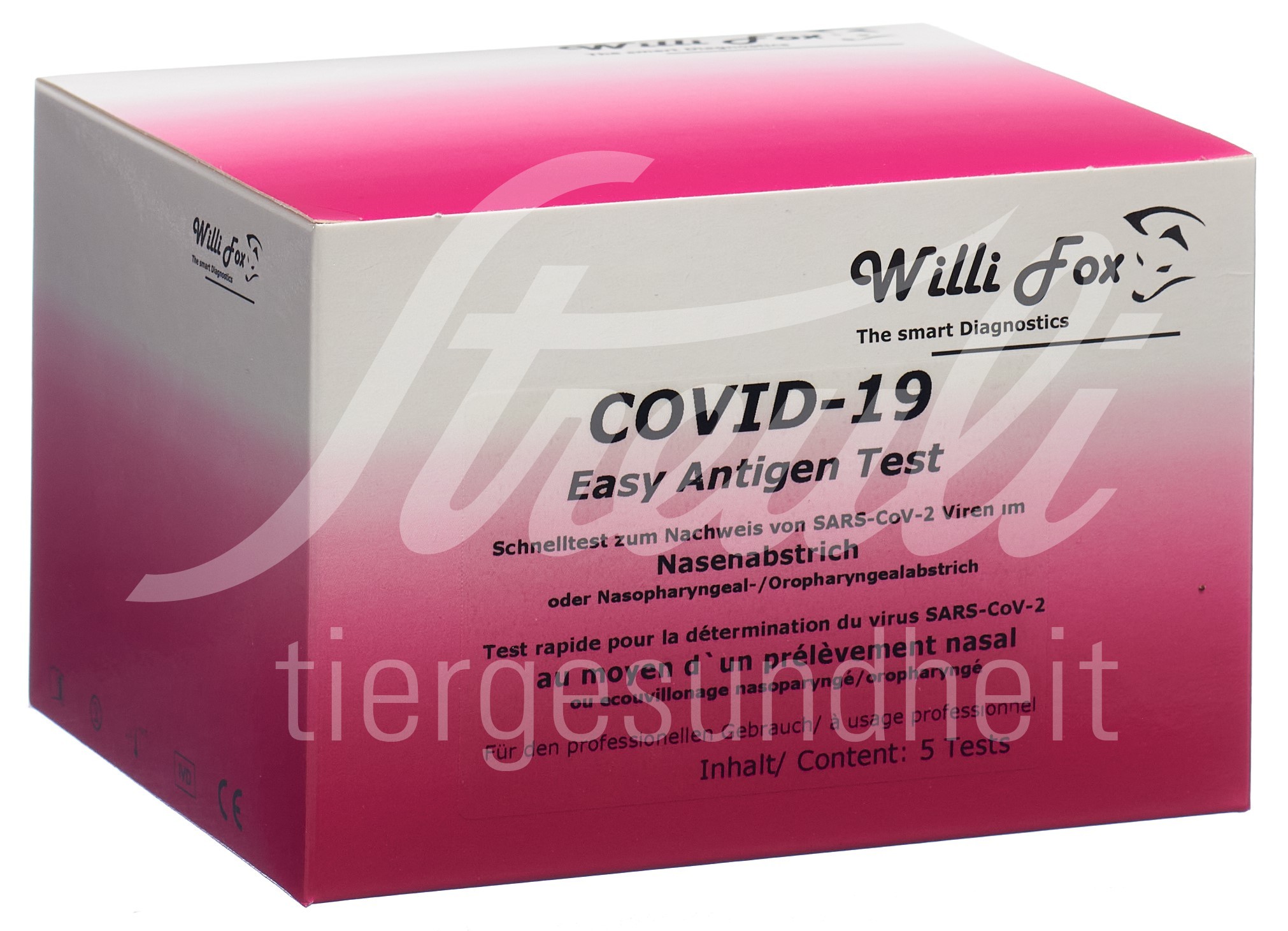 Willi Fox COVID-19 Easy Antigen Nasal Schnelltest 5 Stk