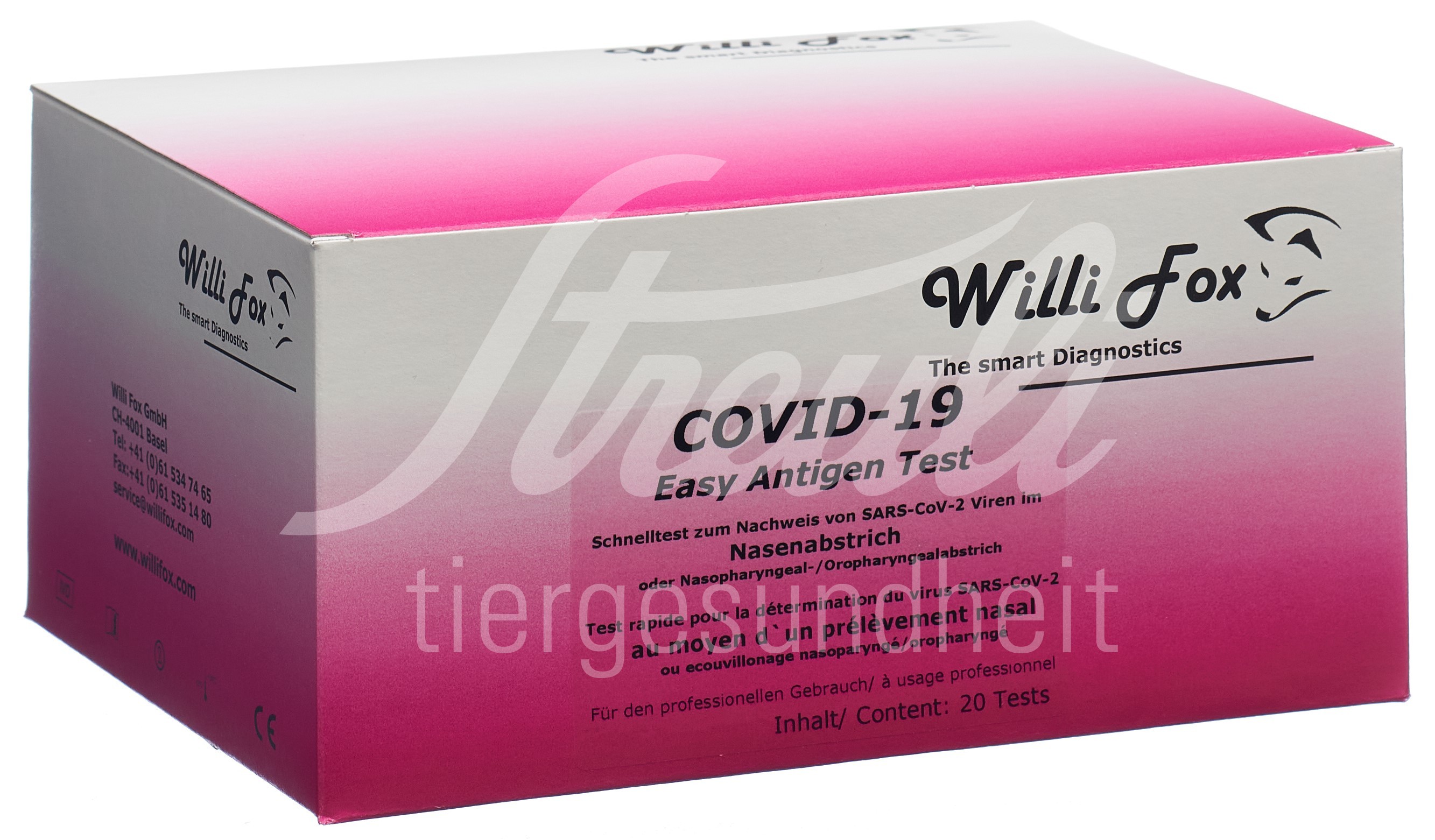 Willi Fox COVID-19 Easy Antigen Nasal Schnelltest 20 Stk