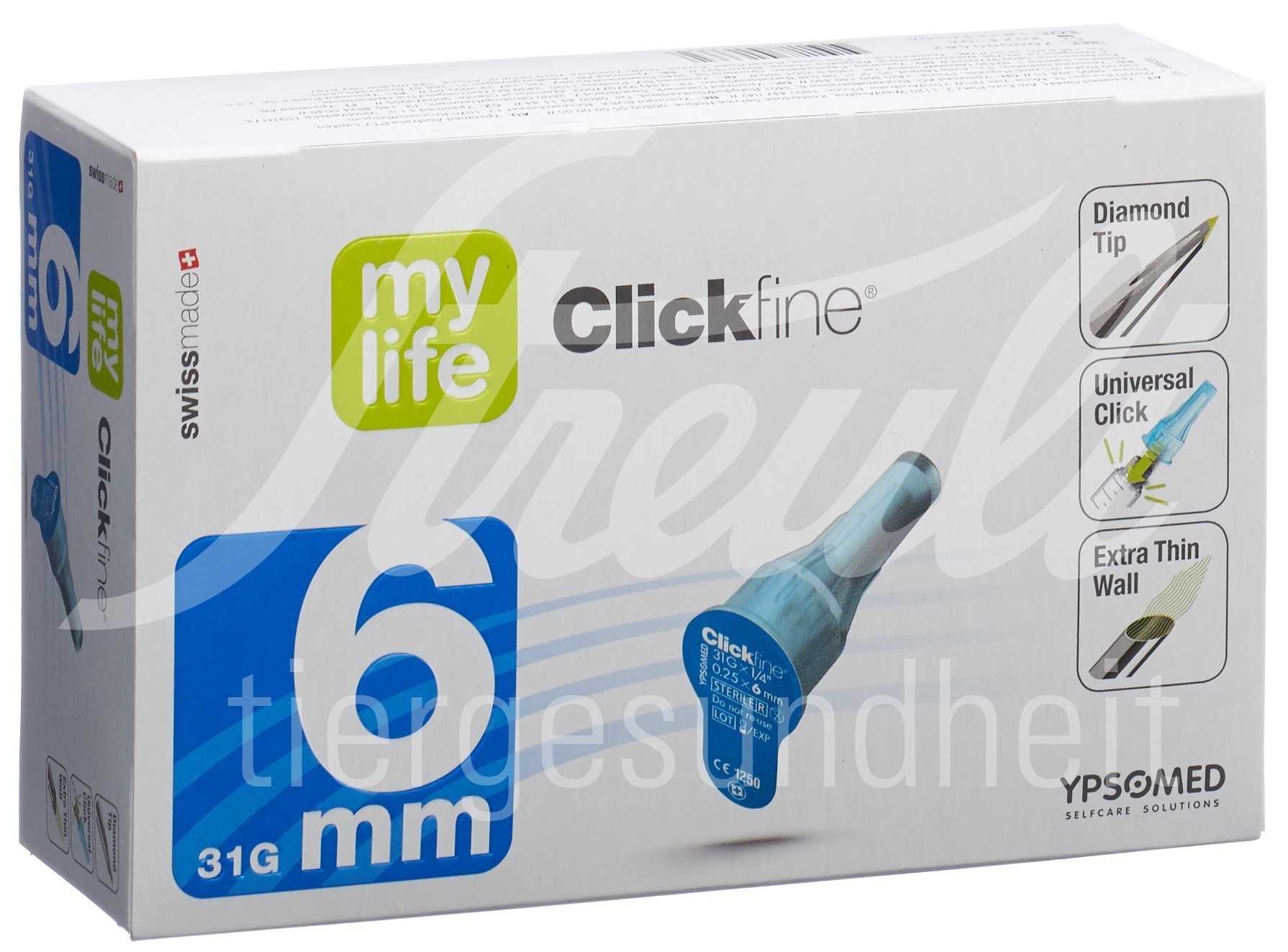 mylife Clickfine Pen Nadeln 6mm 31G 100 Stk