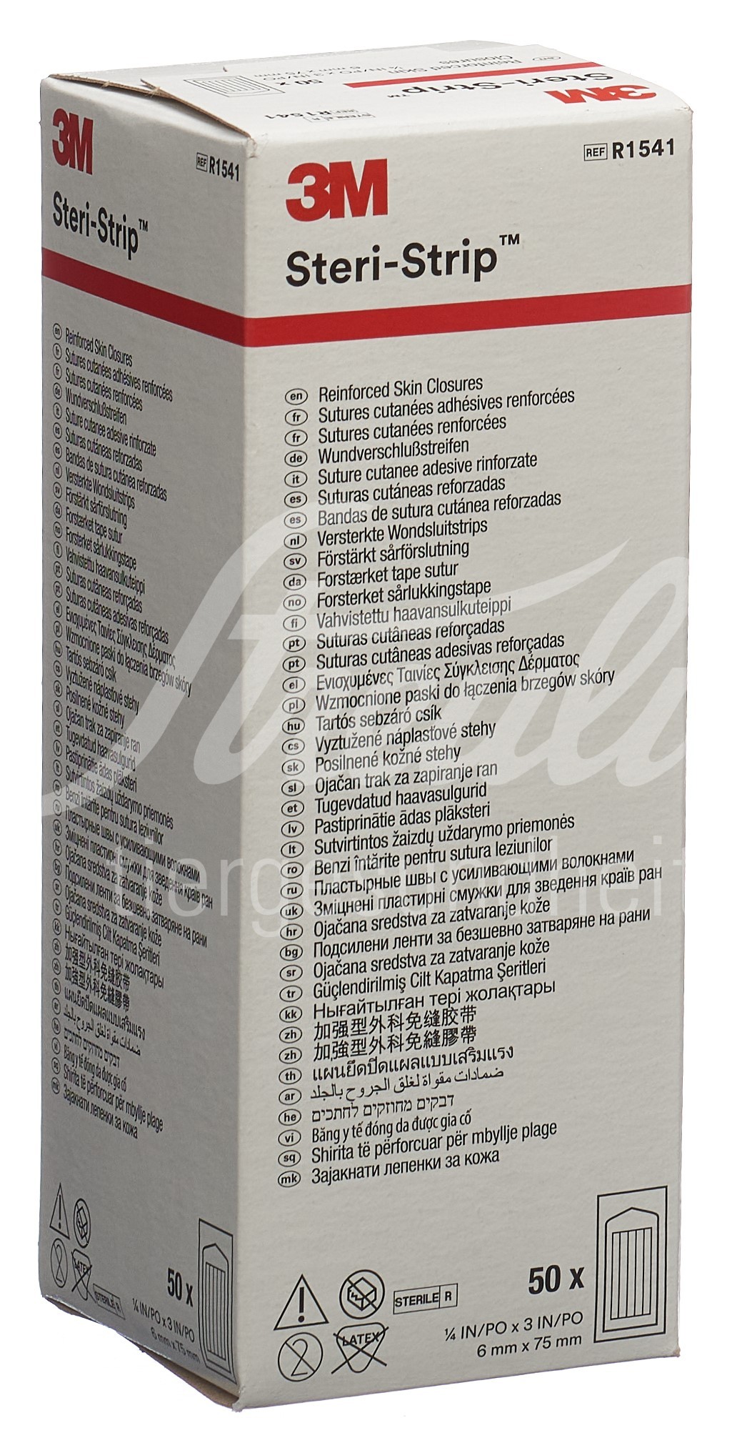 3M Steri Strip 6x75mm weiss verstärkt 50 x 3 Stk