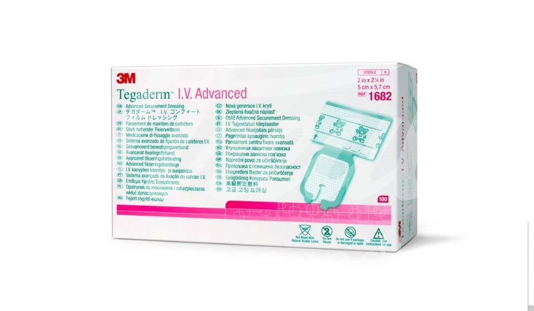 3M Tegaderm IV Advanced 5x5.7cm 100 Stk