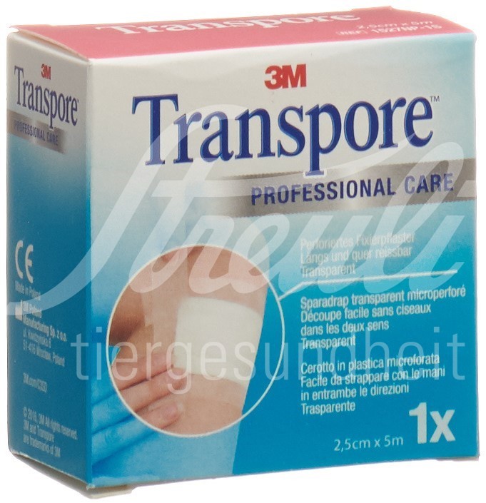 3M Transpore Heftpflaster 5mx25mm refill