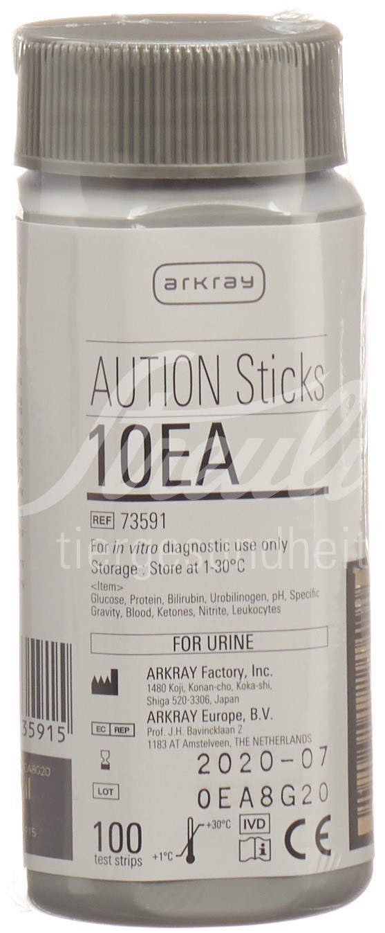 Aution Sticks Urin Teststreifen 10 Parameter 100 Stk