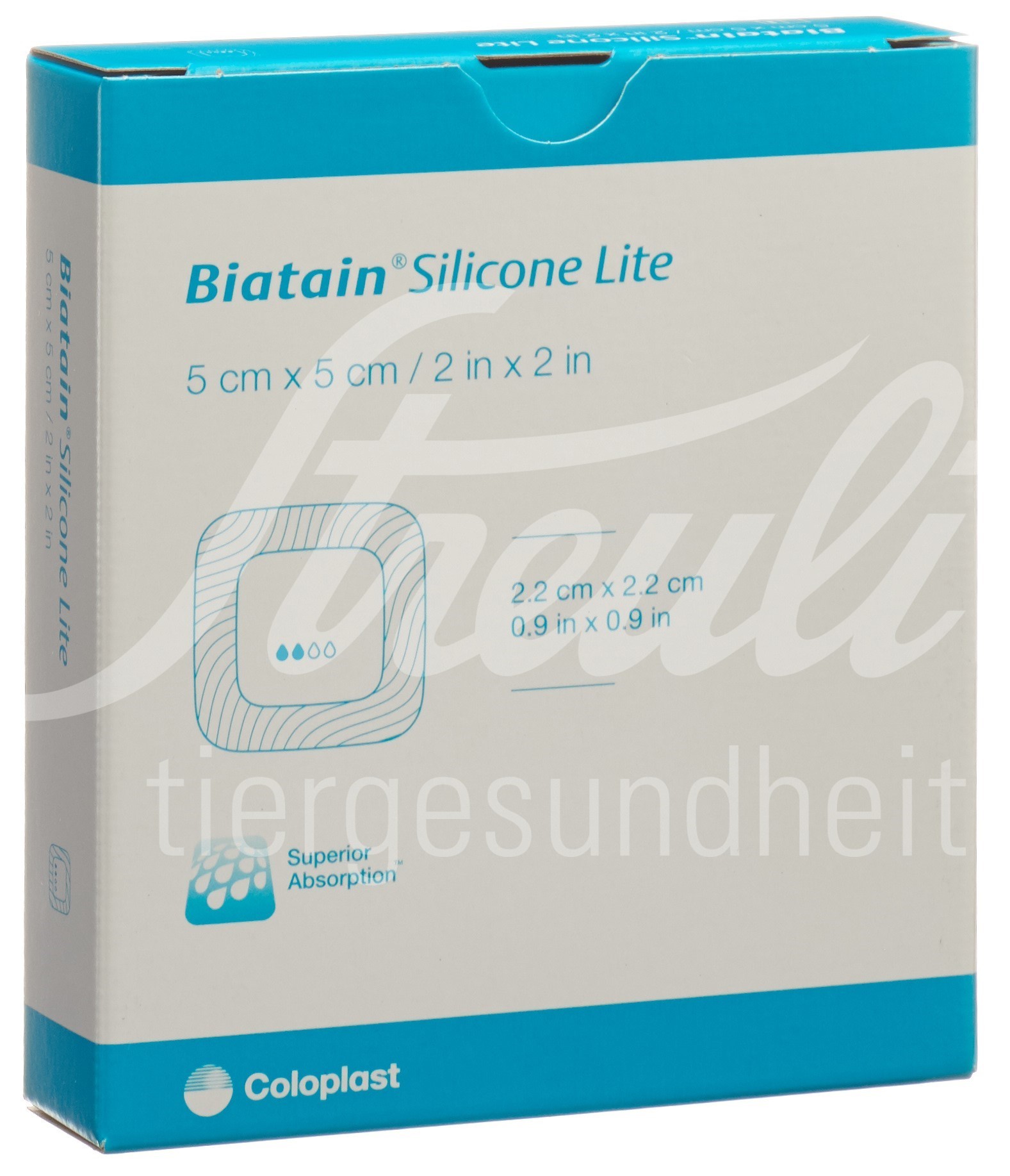 Biatain Silicone Lite Schaumverband 5x5cm 5 Stk
