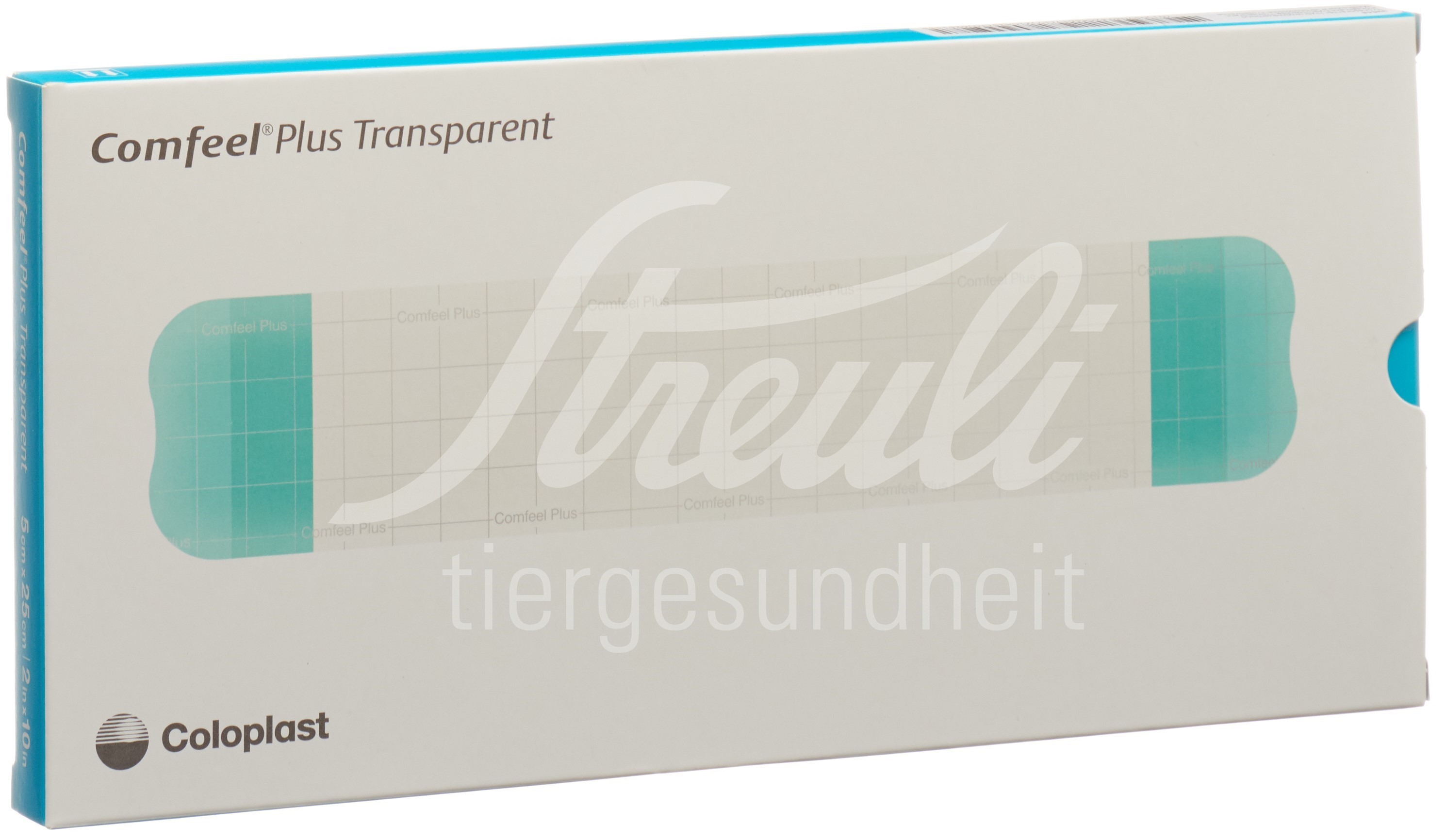Comfeel Plus Transparent Hydrokolloid Verband 5x25cm 5 Stk