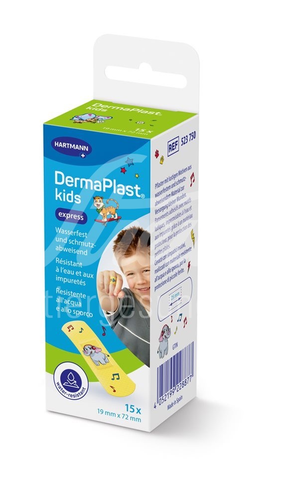 DermaPlast Kids Express Strips 19x72mm 15 Stk