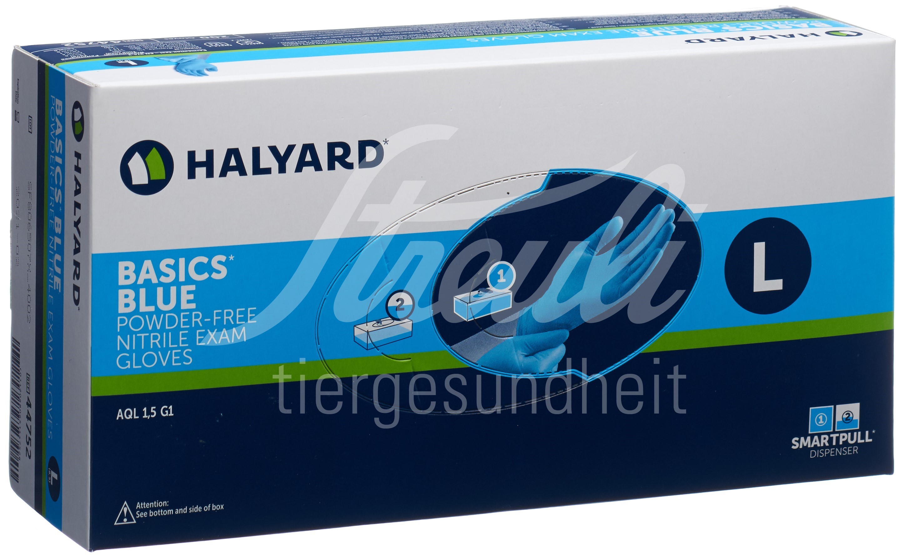 HALYARD Untersuchungshandschuhe L Nitril Basic blau 200 Stk