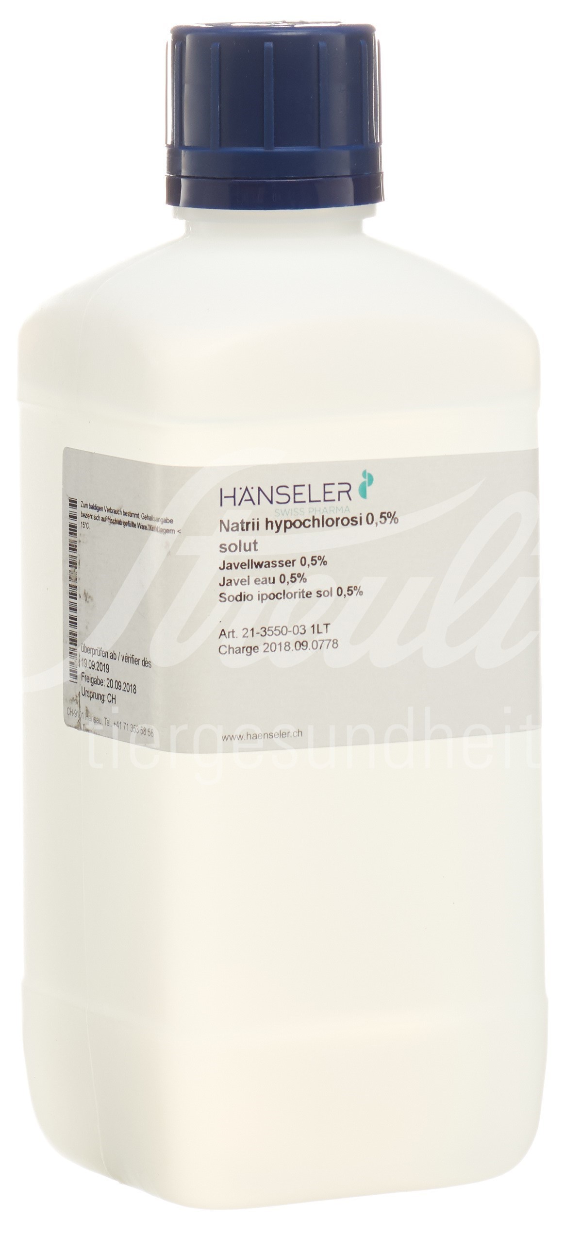 Hänseler Natrii hypochlorosi 0.5 % 1 lt
