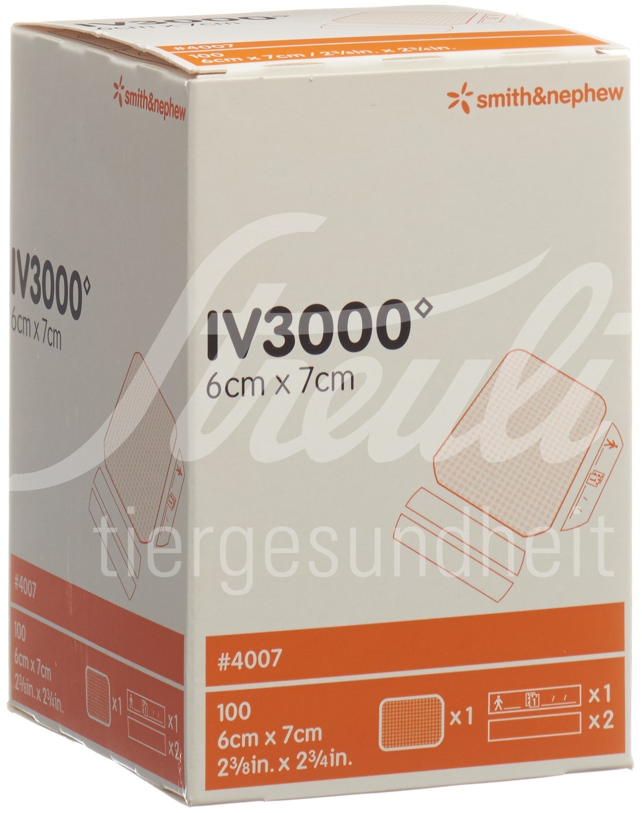IV3000 Kanülenfixation 6x7cm 100 Stk