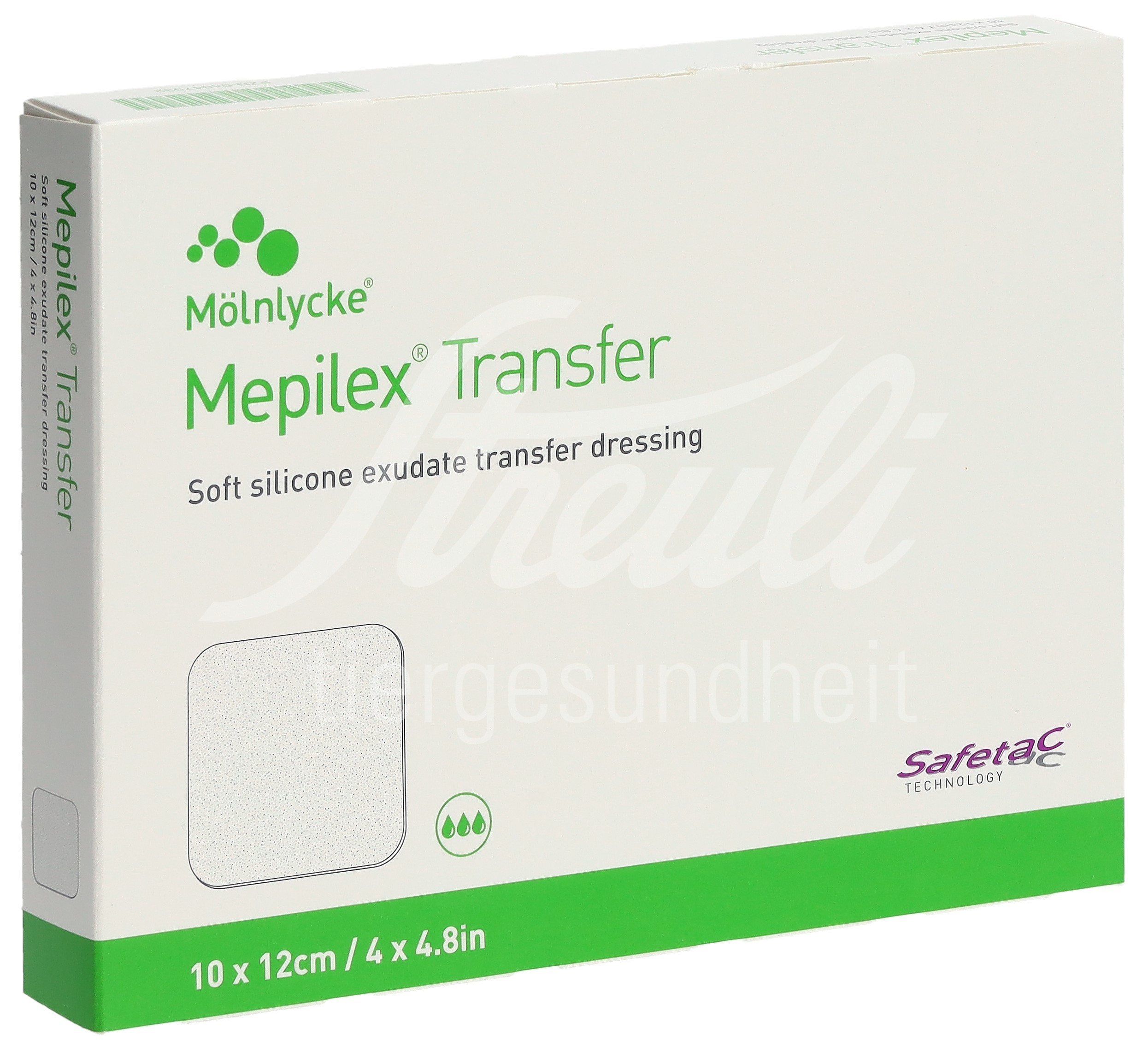 Mepilex Transfer Safetac Wundauflage 10x12cm Silikon 5 Stk