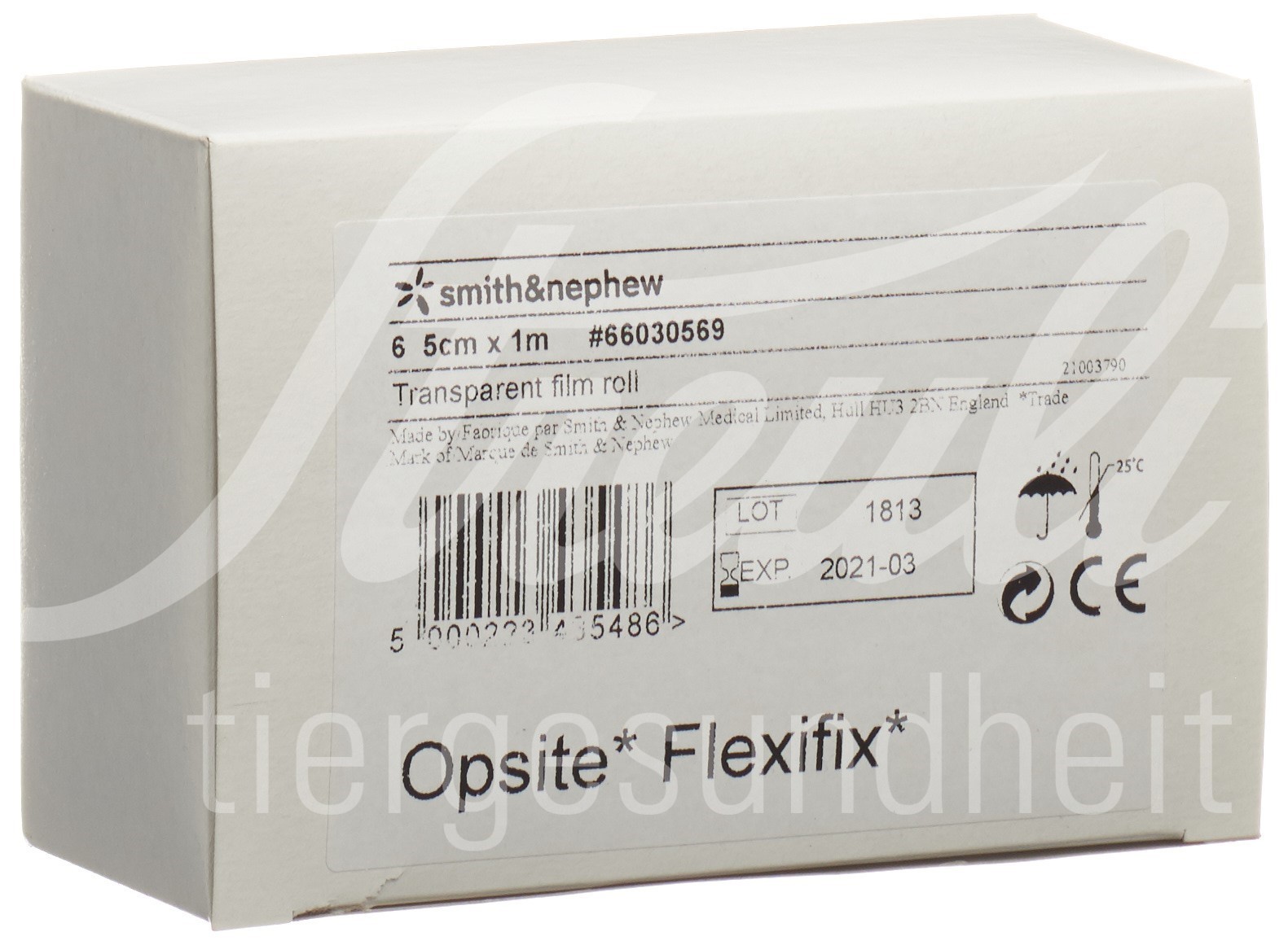 Opsite Flexifix transparente Folie 5cmx1m Rolle 6 Stk