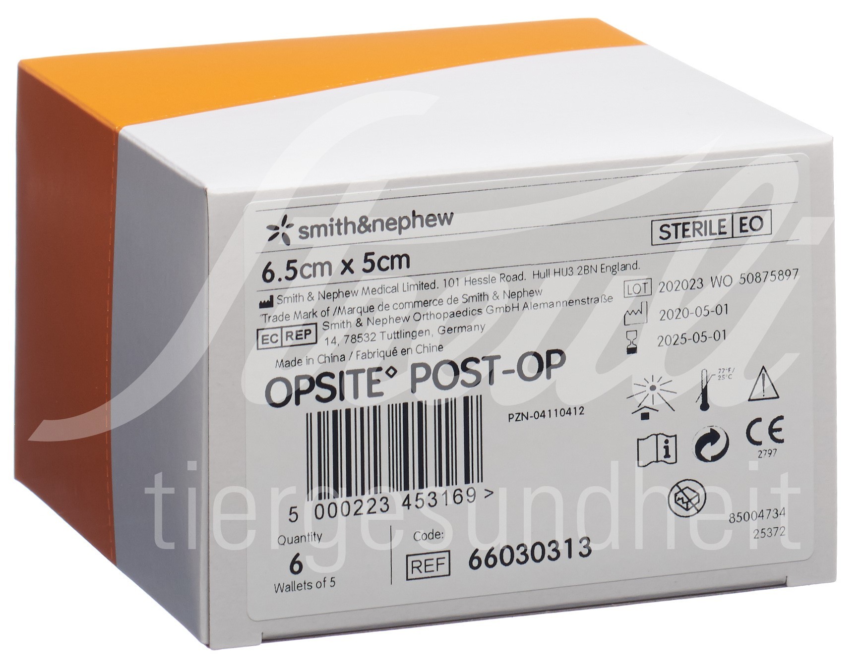 Opsite Post OP Folienverband 6.5x5cm steril 6 x 5 Stk
