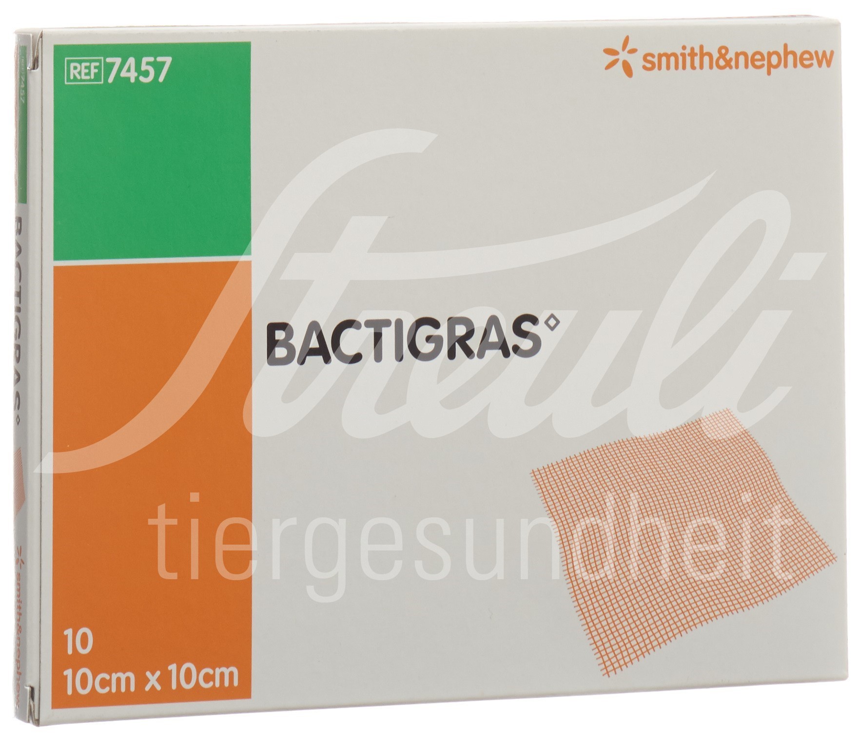Bactigras Gazeverband 10cmx10cm Btl 10 Stk