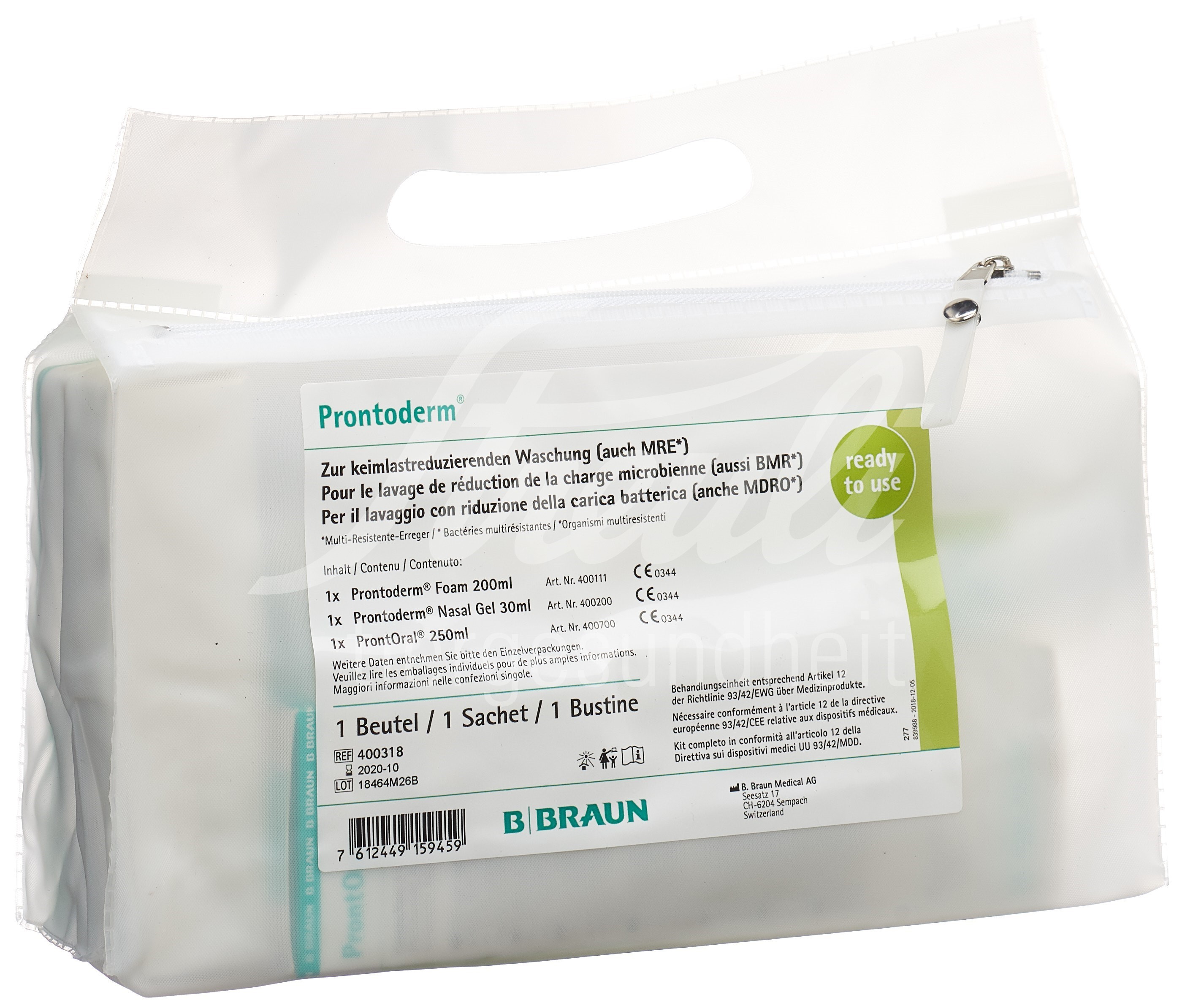 Prontoderm Zur keimlastreduzierenden Waschung Btl