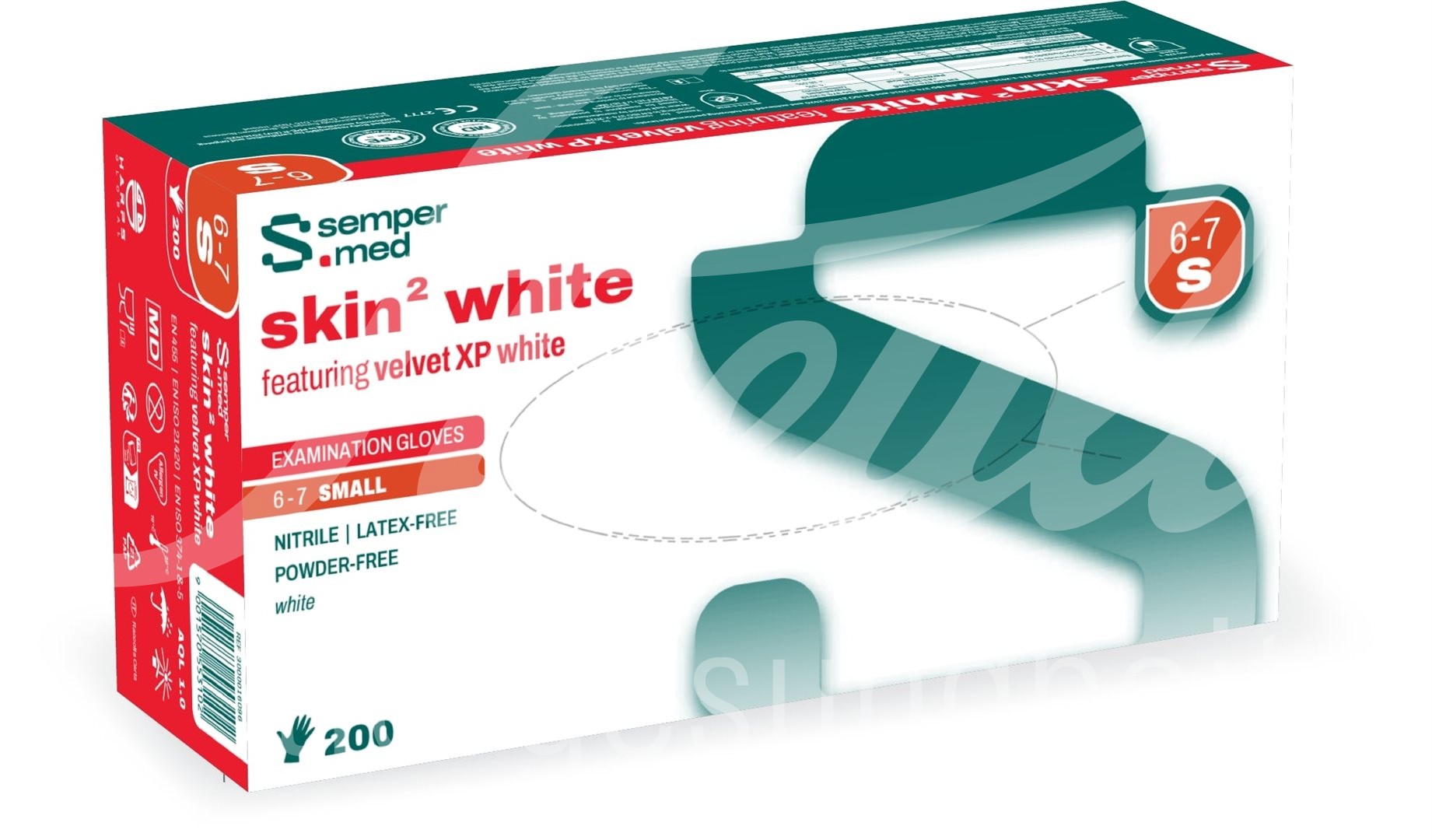 Sempermed Skin2 S white 200 Stk Sempermed Skin2 S white 200 Stk