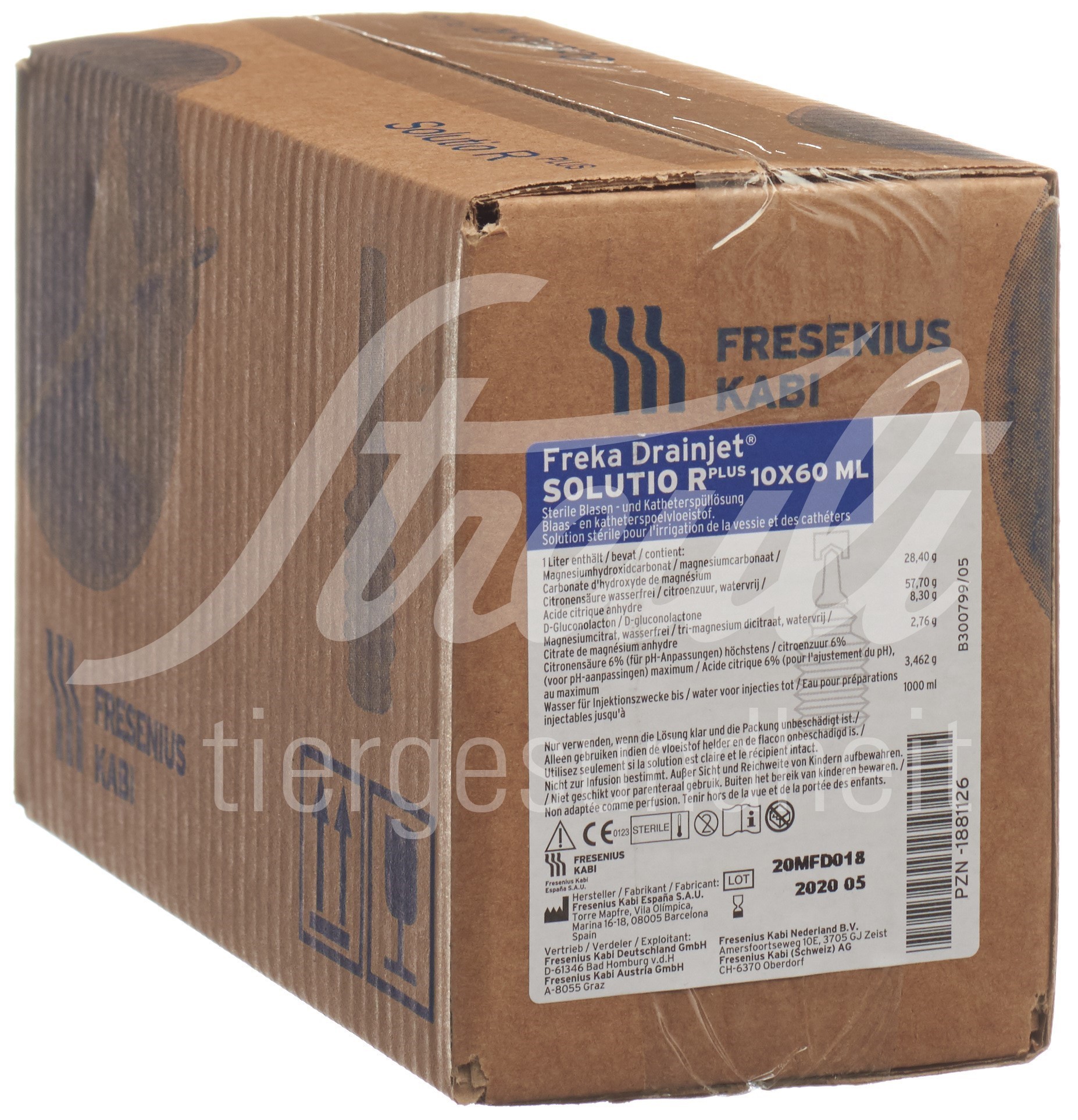 Freka Drainjet Solutio R plus Katheterspüllösung 10 x 60 ml Freka Drainjet Solutio R plus Katheterspüllösung 10 x 60 ml