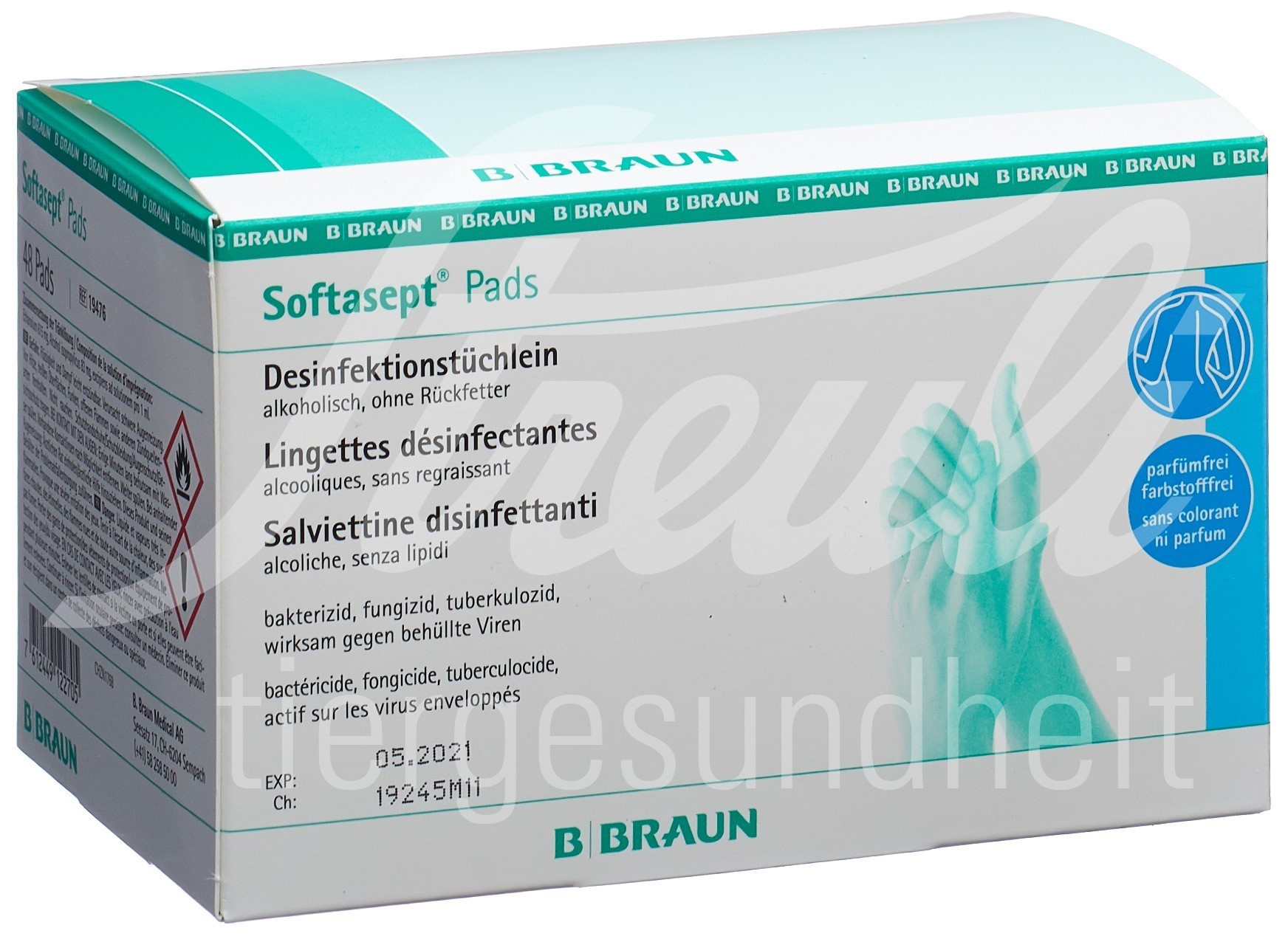 Softasept Pads 48 Stk Softasept Pads 48 Stk