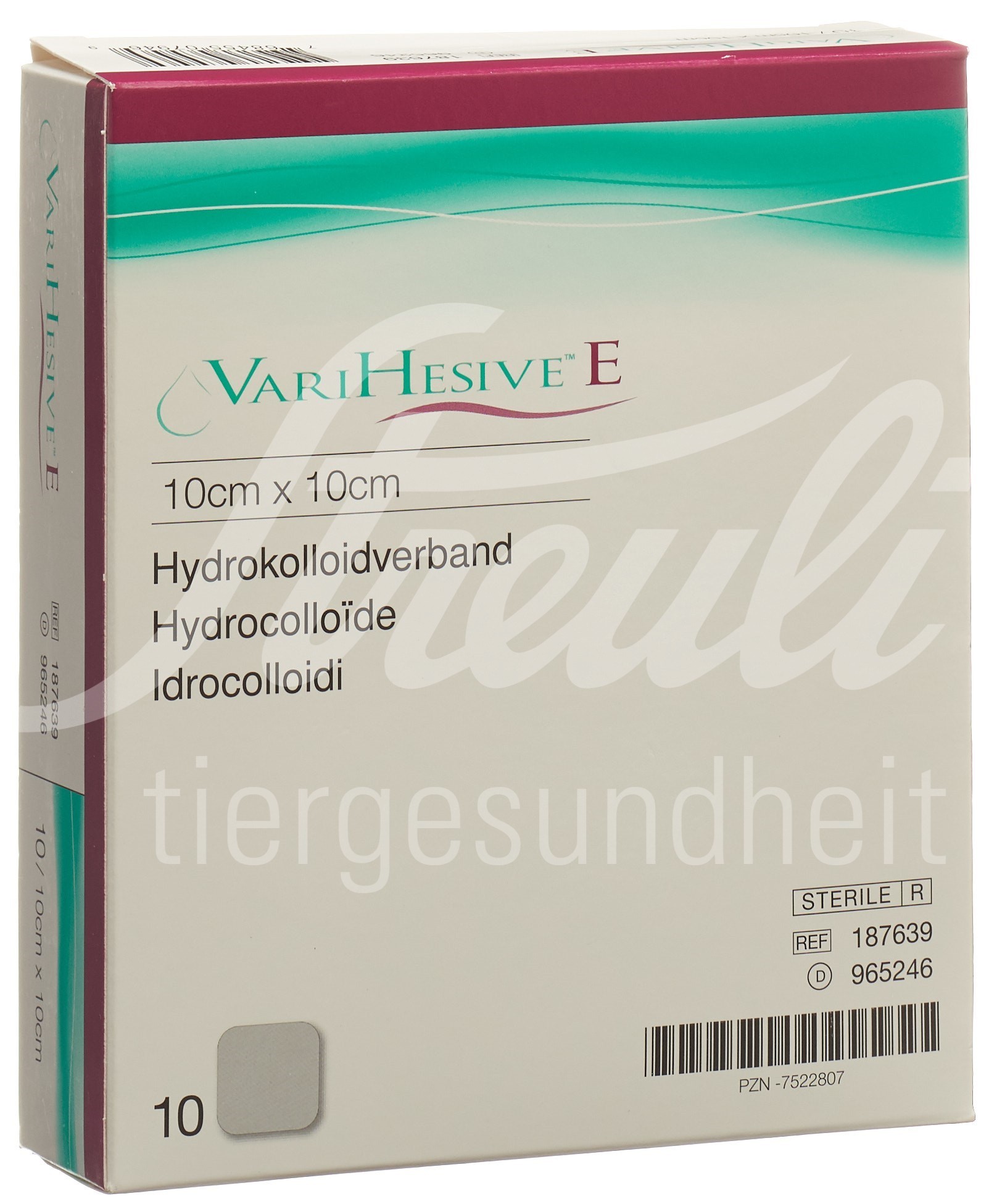 Varihesive E Verband 10x10cm 10 Stk