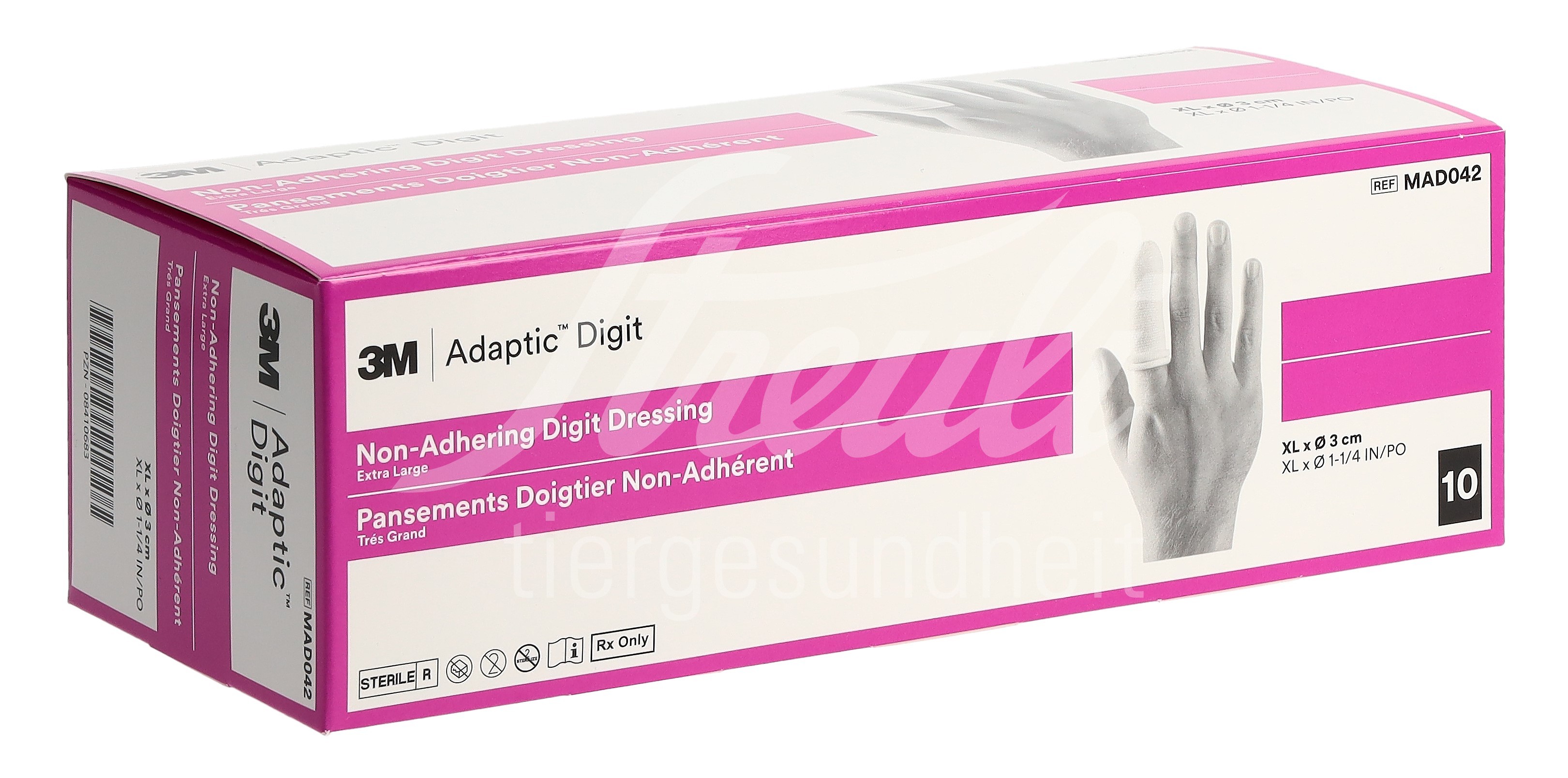 Adaptic DIGIT Fingerverband extra large steril 10 Stk