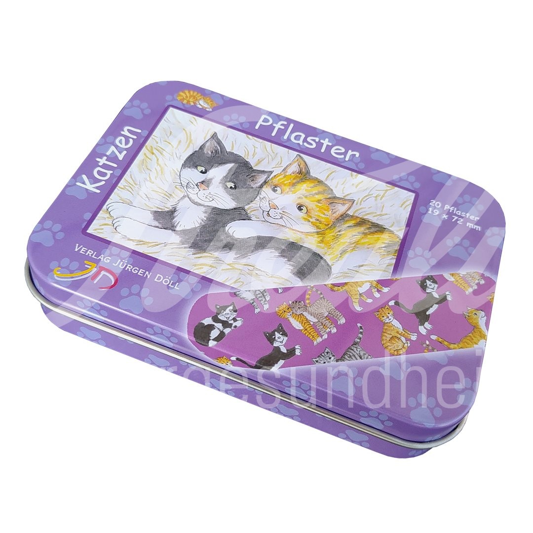 Döll Heftpflaster 19x72mm Katzen Ds 20 Stk