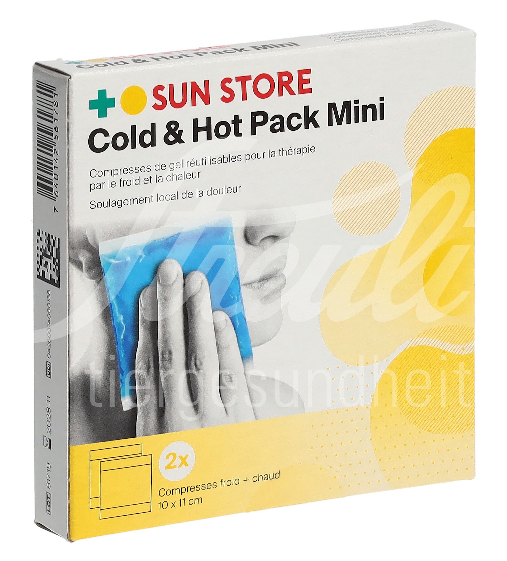 SUN STORE Cold & Hot Pack 10x11cm Mini 2 Stk