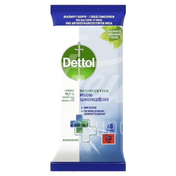 Dettol Desinfektions Reinigungtücher 60 Stk