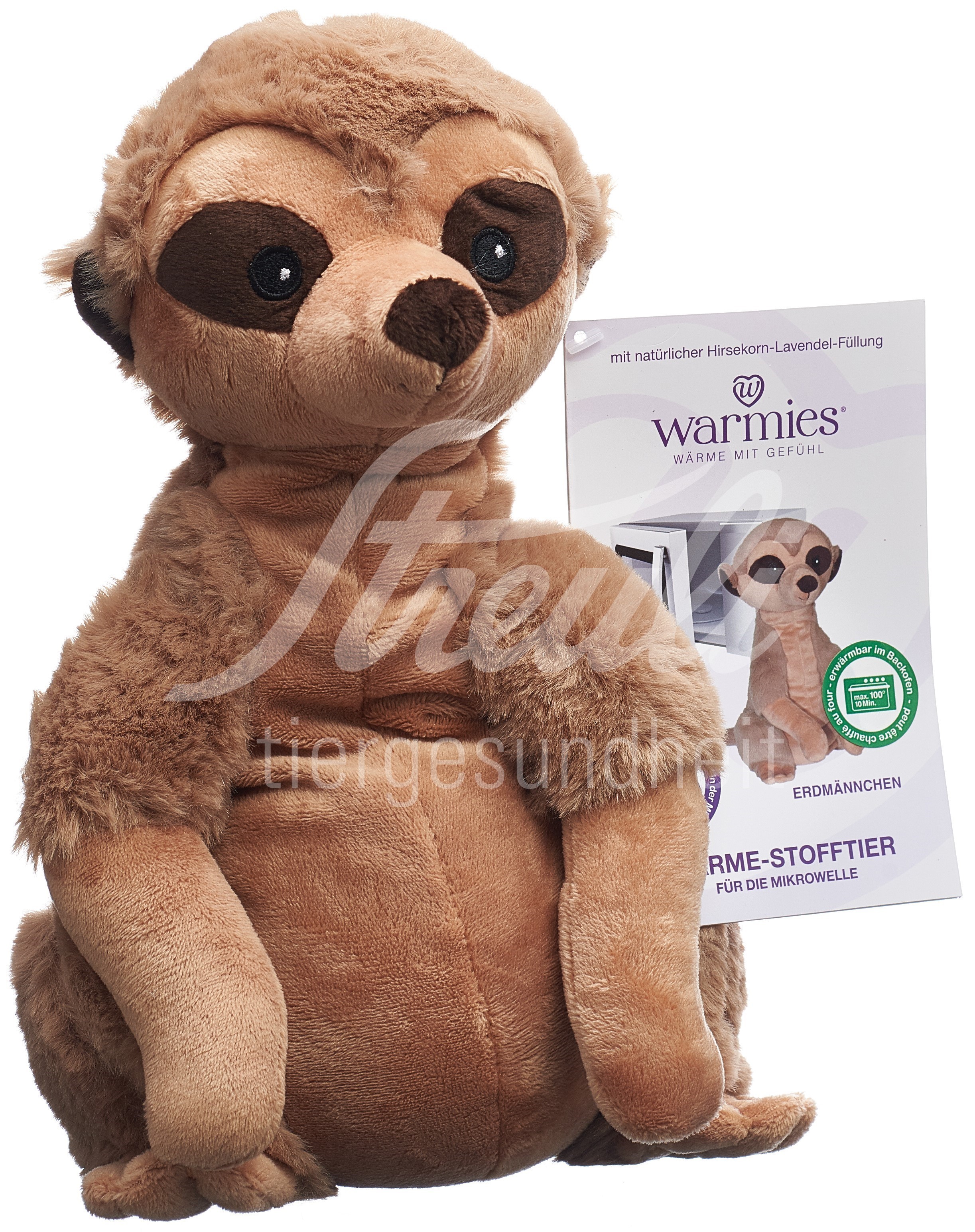 Warmies Wärme-Stofftier Erdmännchen Lavendel-Füllung