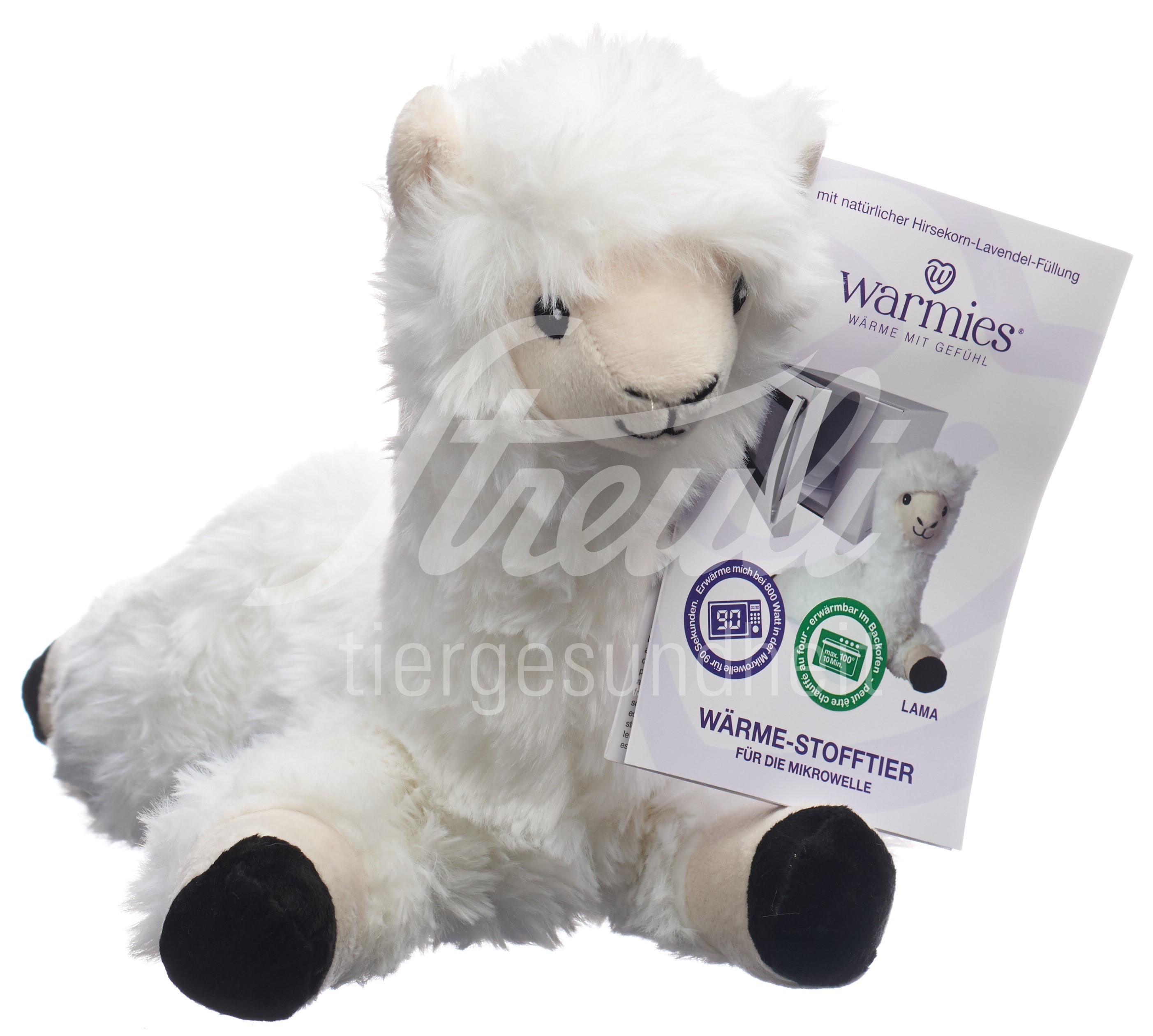 Warmies Wärme-Stofftier Lama Lavendel-Füllung removable pack
