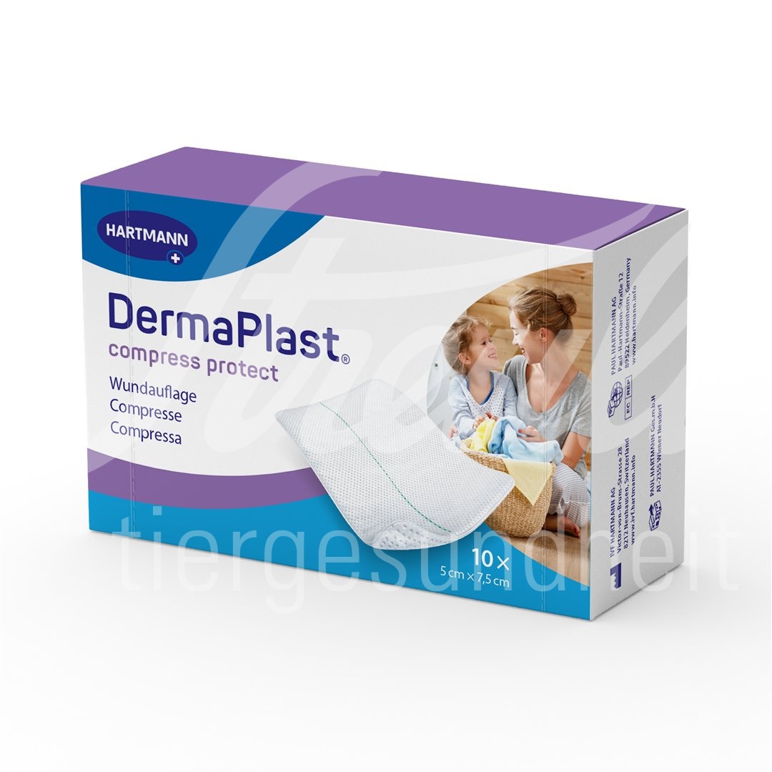 DermaPlast Compress Protect 5x7.5cm 10 Stk DermaPlast Compress Protect 5x7.5cm 10 Stk