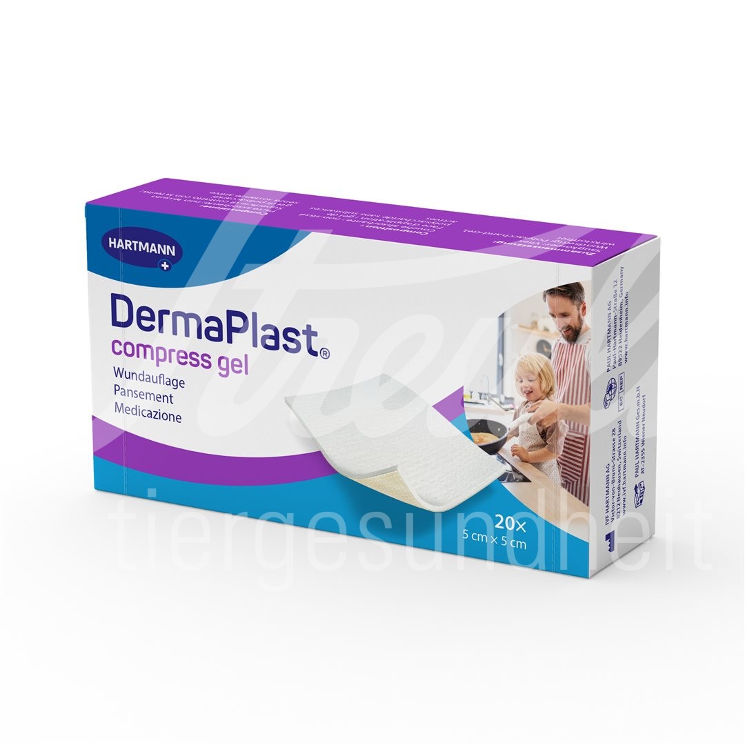 DermaPlast Compress Gel 5x5cm 20 Stk DermaPlast Compress Gel 5x5cm 20 Stk