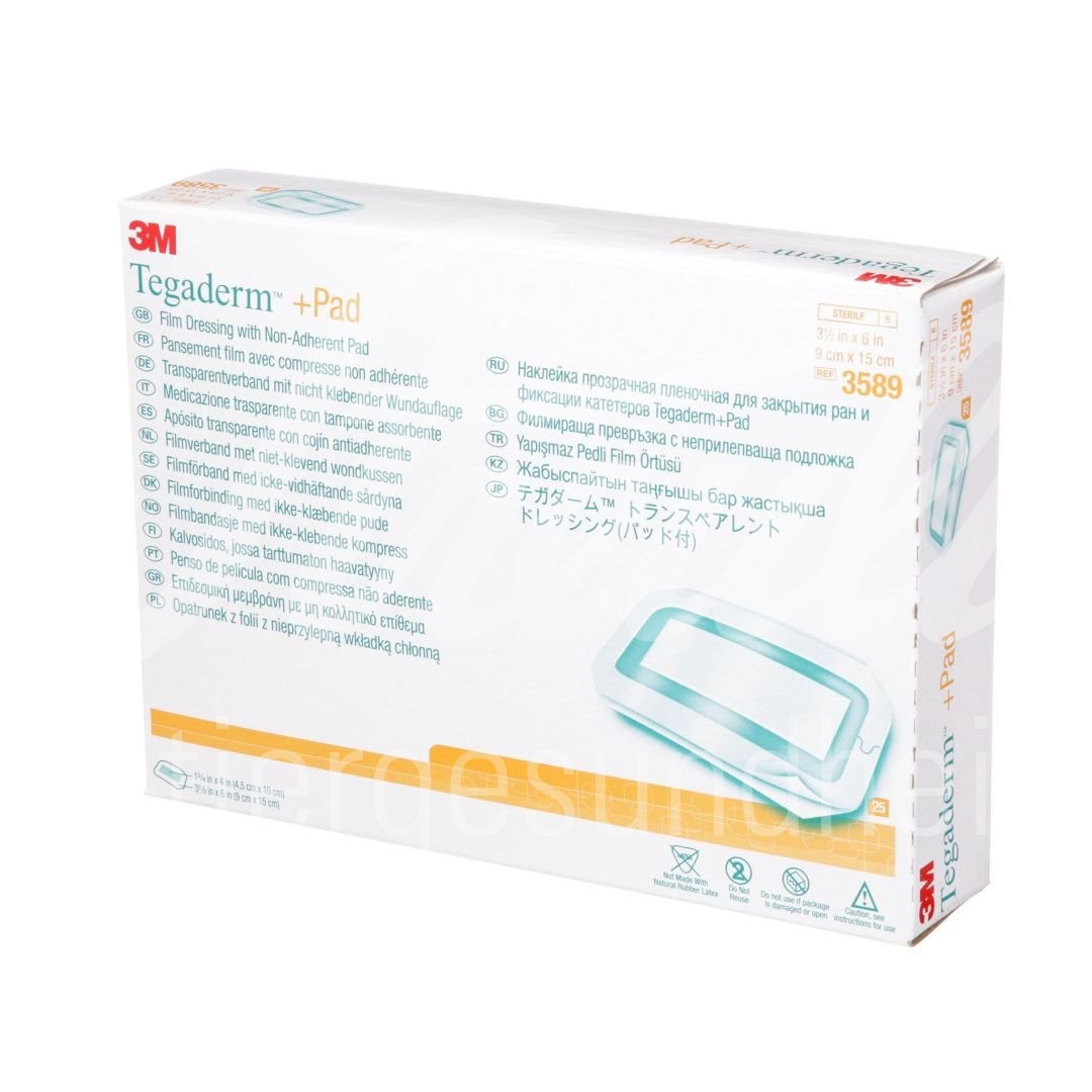 3M Tegaderm+Pad 9x15cm Wundkissen 4.5x10cm 25 Stk